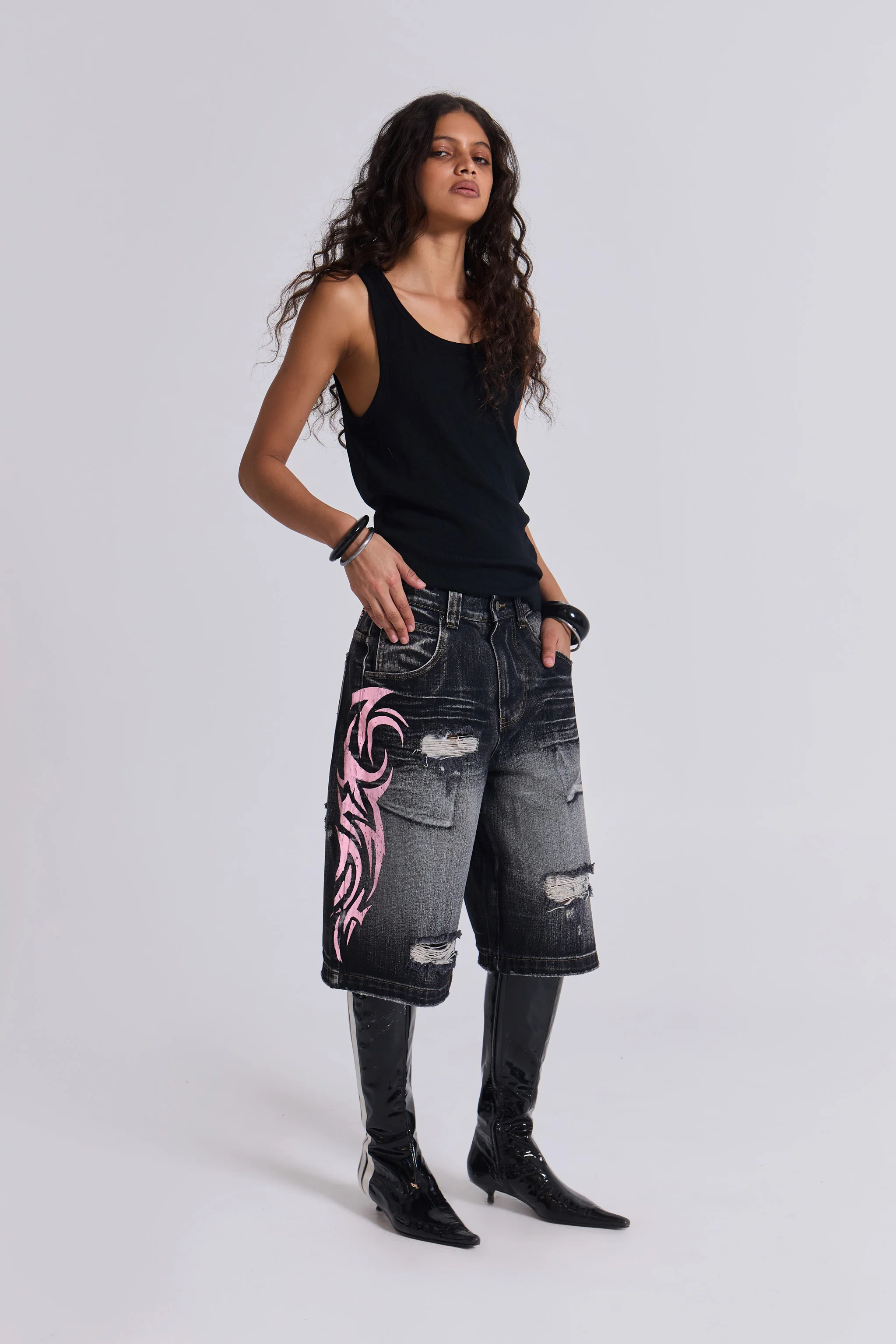 Pink Blade Colossus Jorts - Image 9