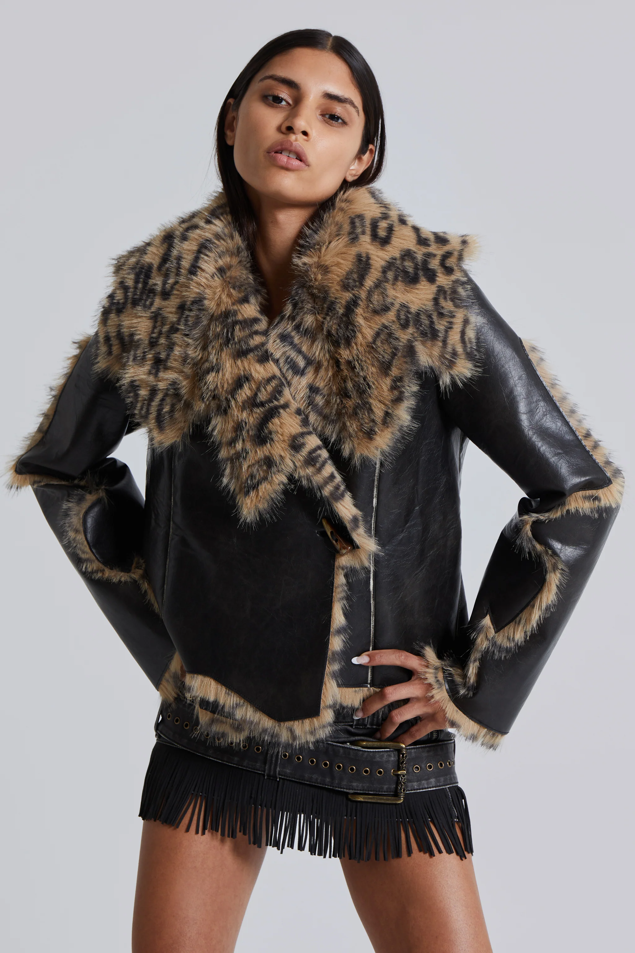 Seone Faux Fur Jacket - Image 11
