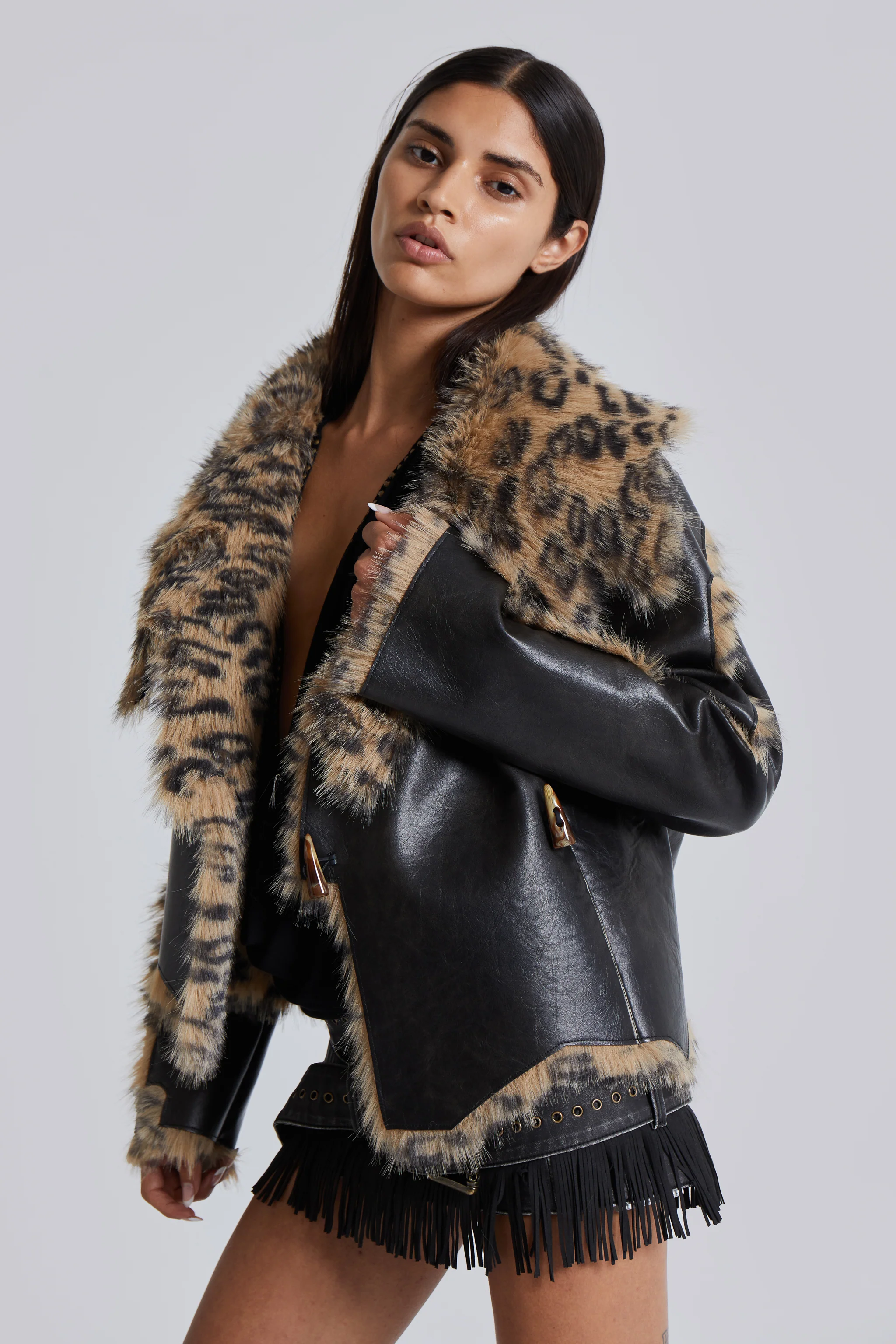 Seone Faux Fur Jacket - Image 6