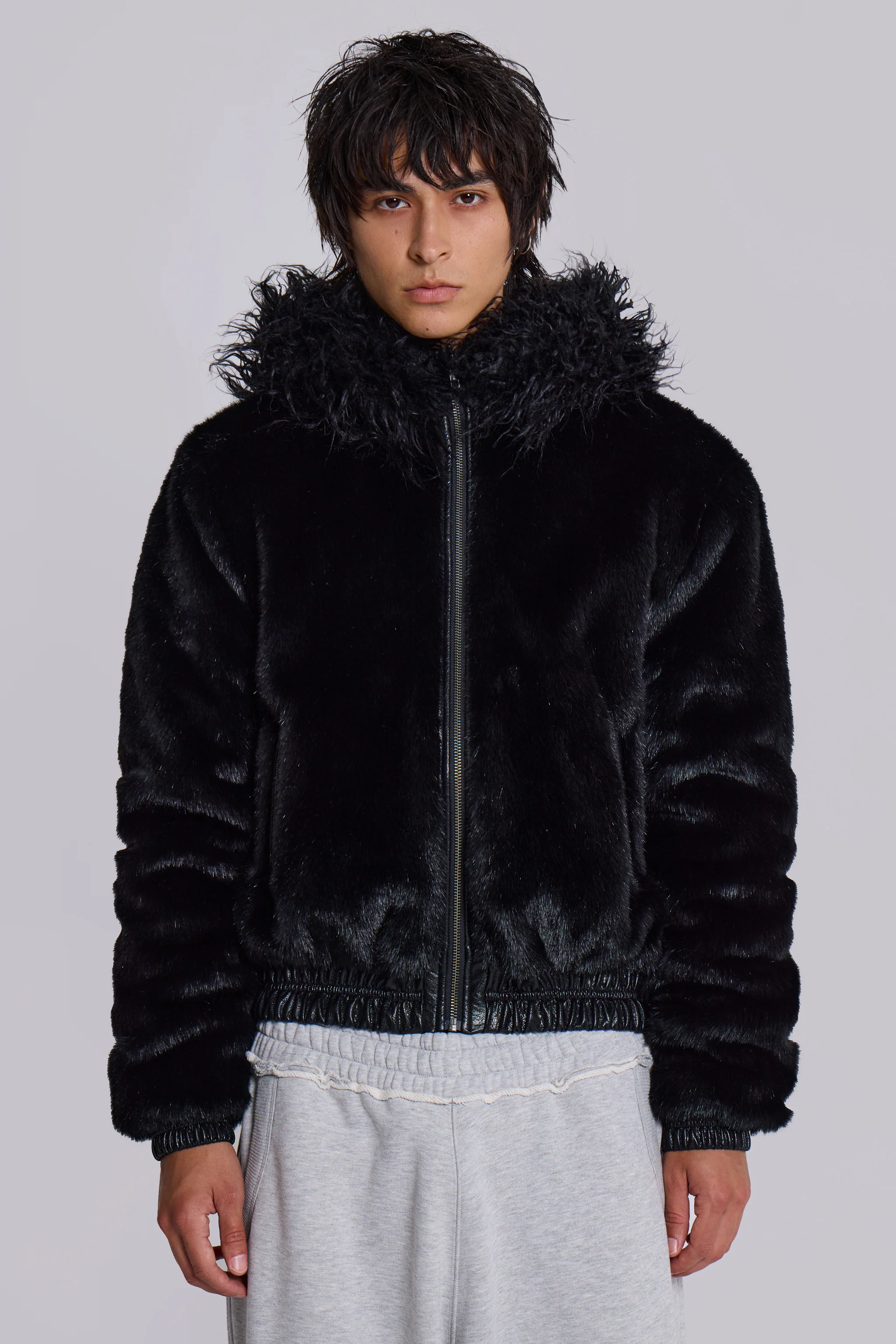 Raven Faux Fur Jacket - Image 6