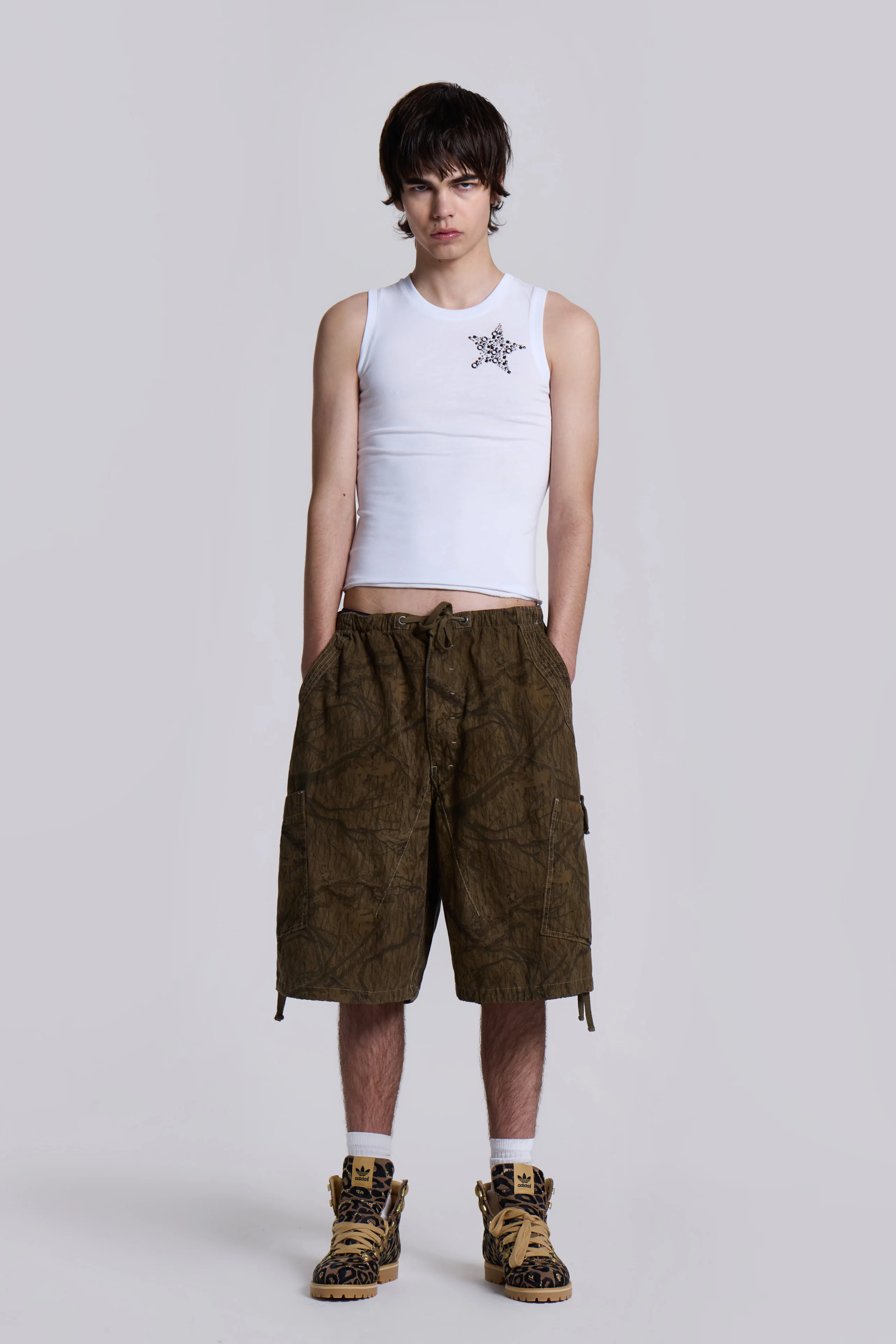 Forest Camo Parachute Shorts - Image 7
