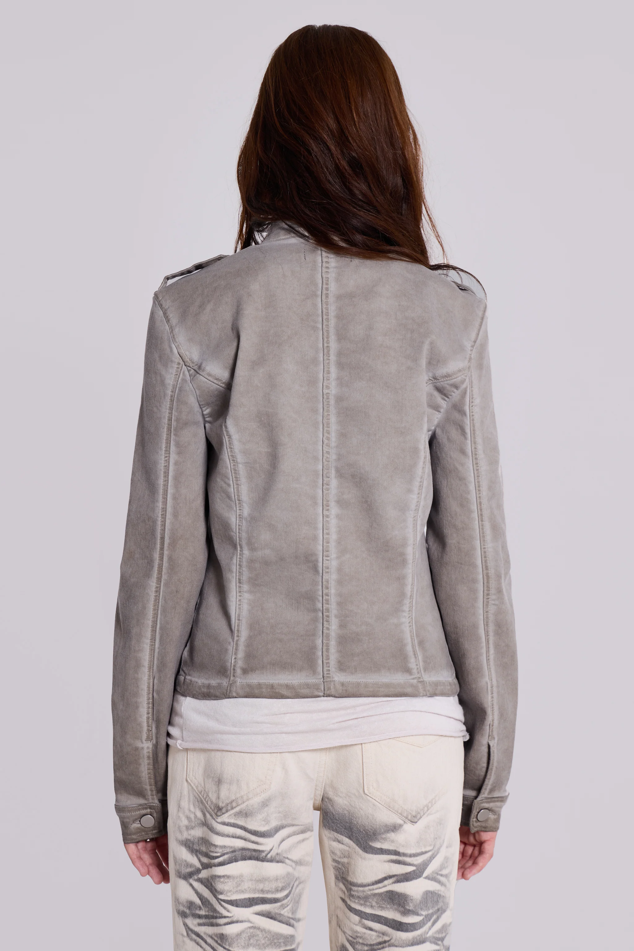 Rebel Military Jacket in Clay - Image 3