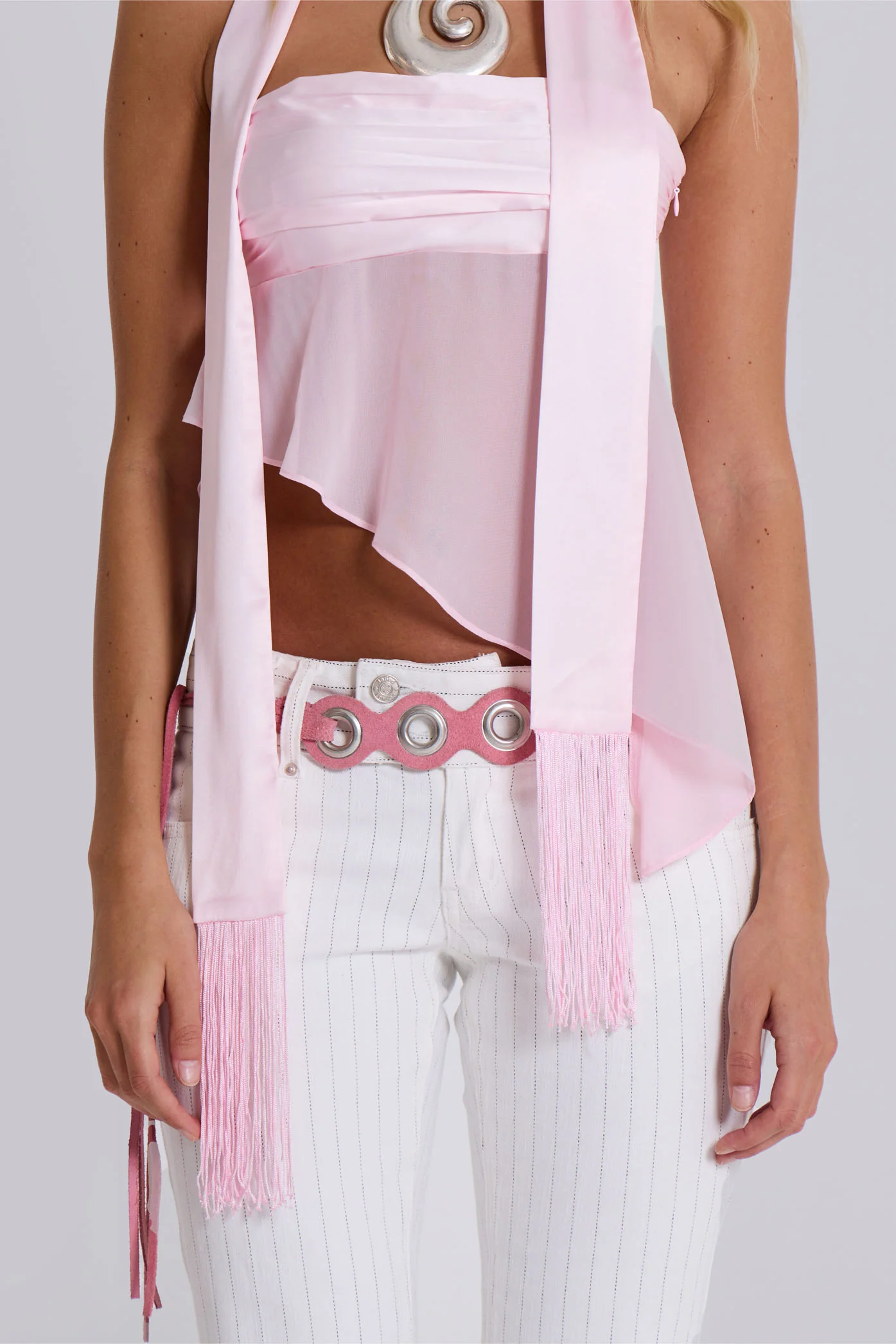 Regina Corset Top in Pink - Image 5