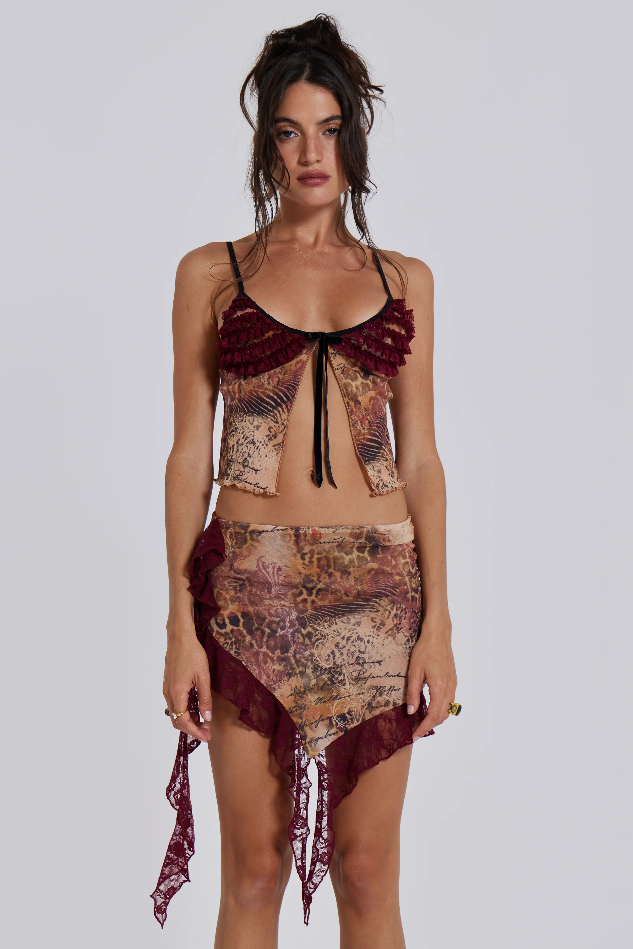 Celestia Lace Mini Skirt - Image 8