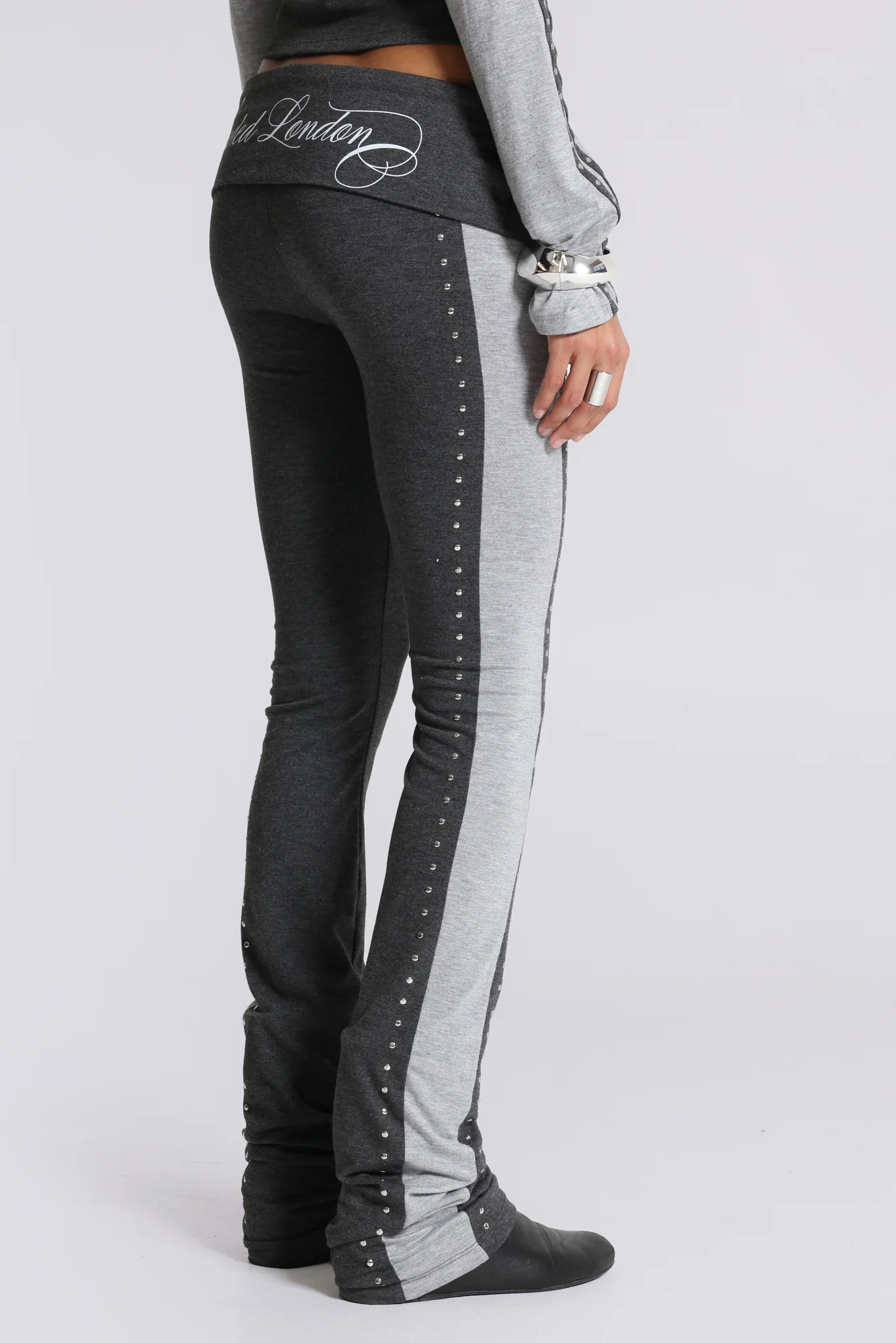 Rynna Sporty Foldover Bootcut Trousers - Image 2