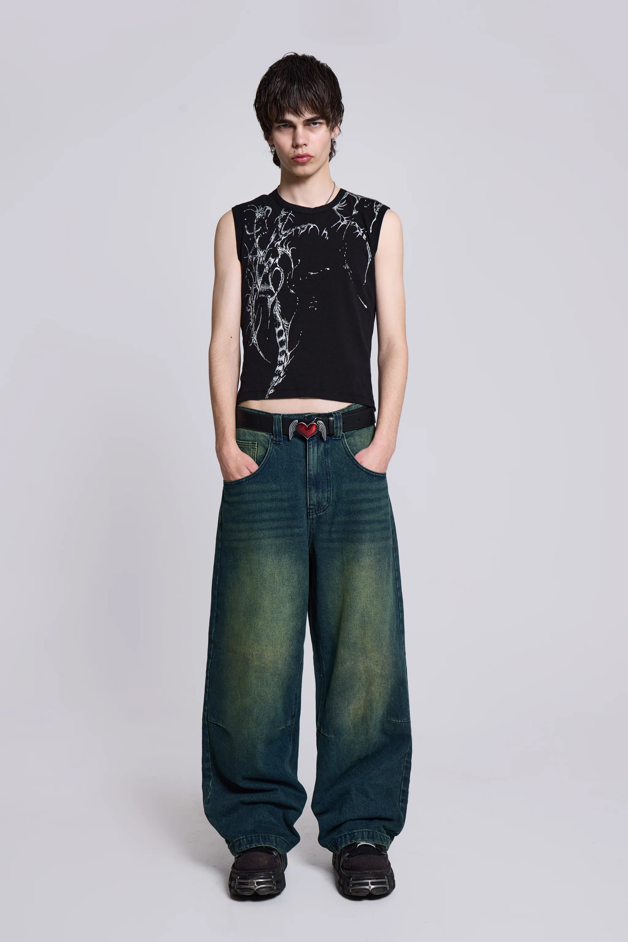 Sandblast Blue Wash Colossus Fit Jeans - Image 3