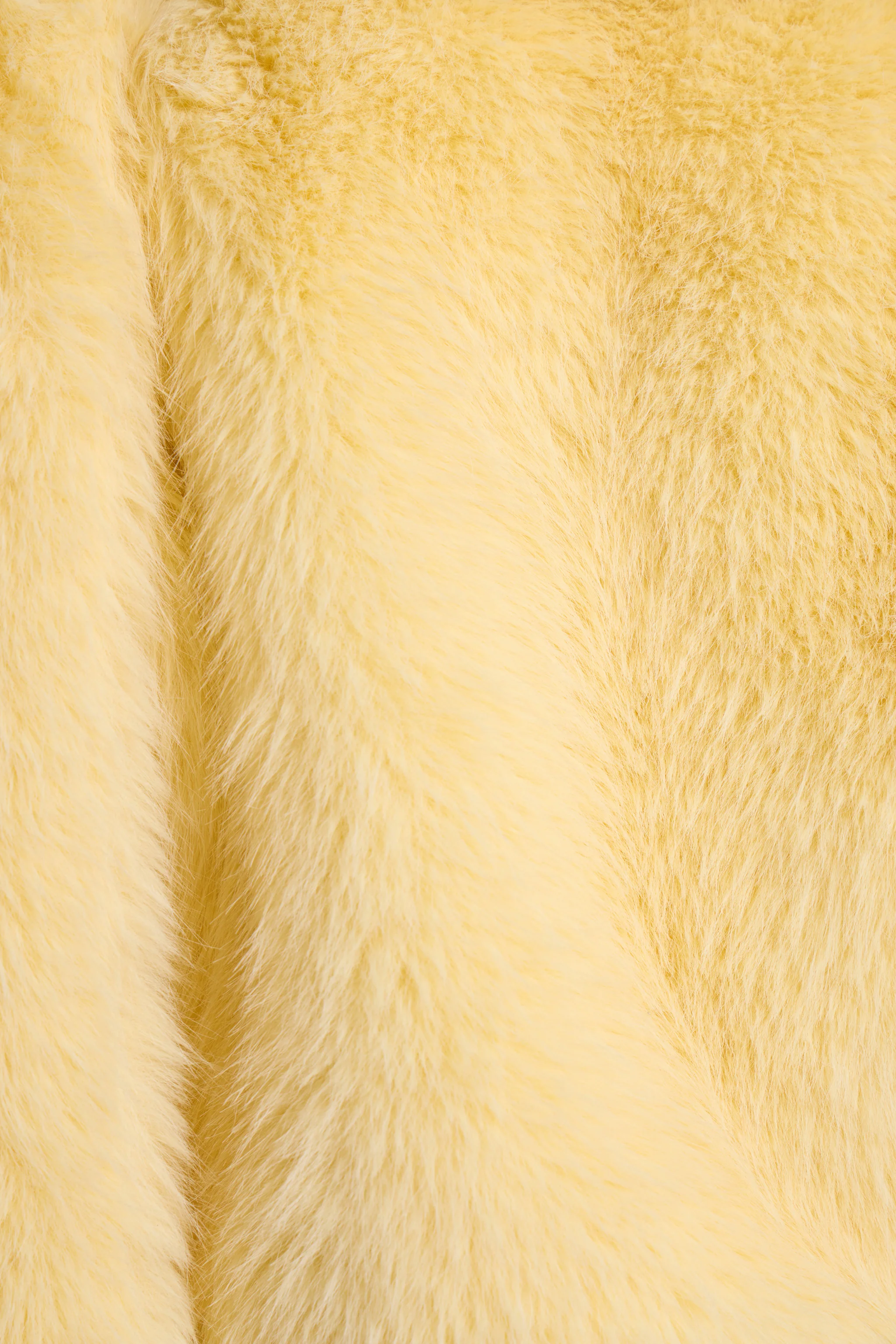 Saskia 2-in-1 Faux Fur Shrug in Yellow - Image 12