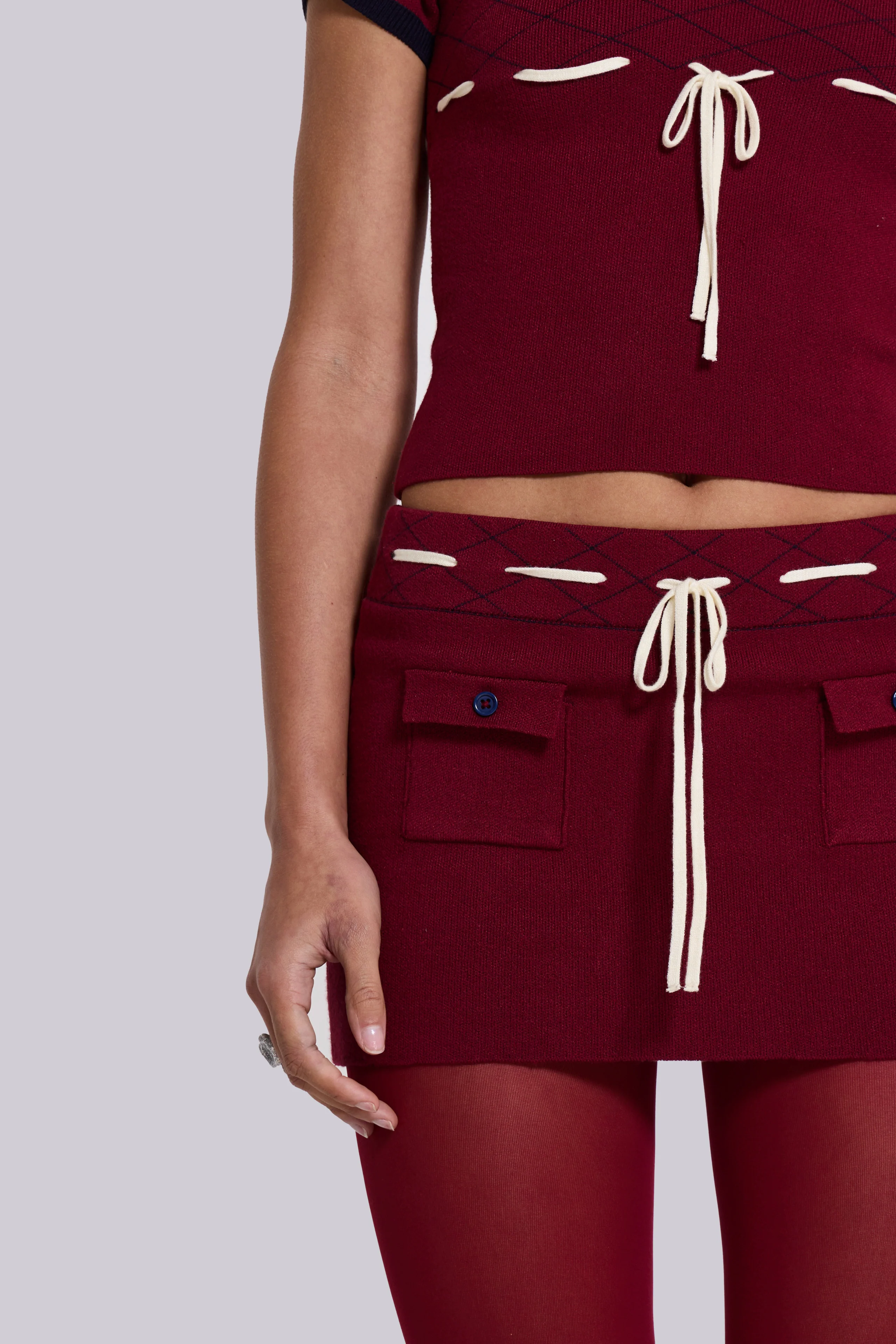 Scarlett Knit Mini Skirt - Image 10
