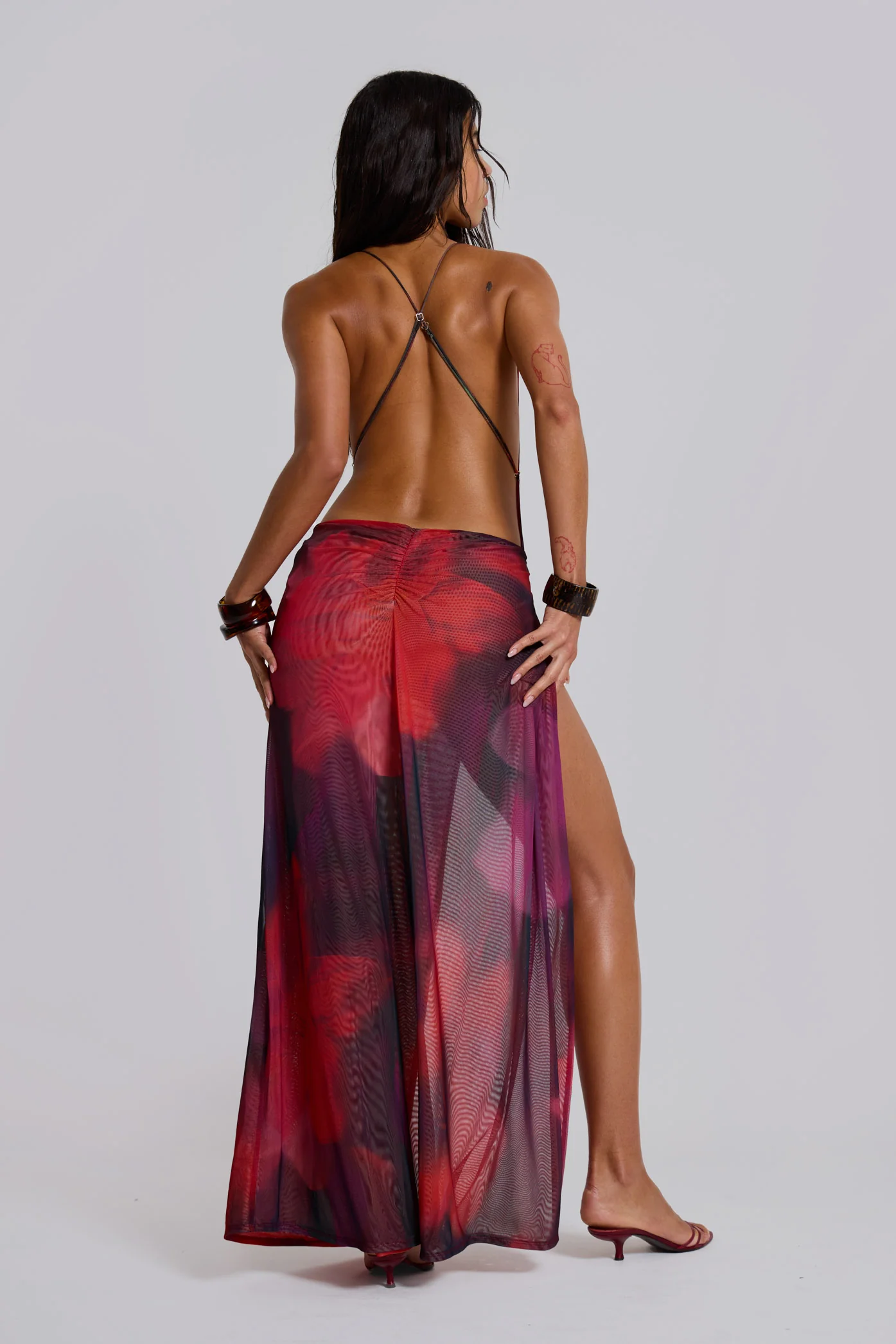 Sedona Red Maxi Dress - Image 3
