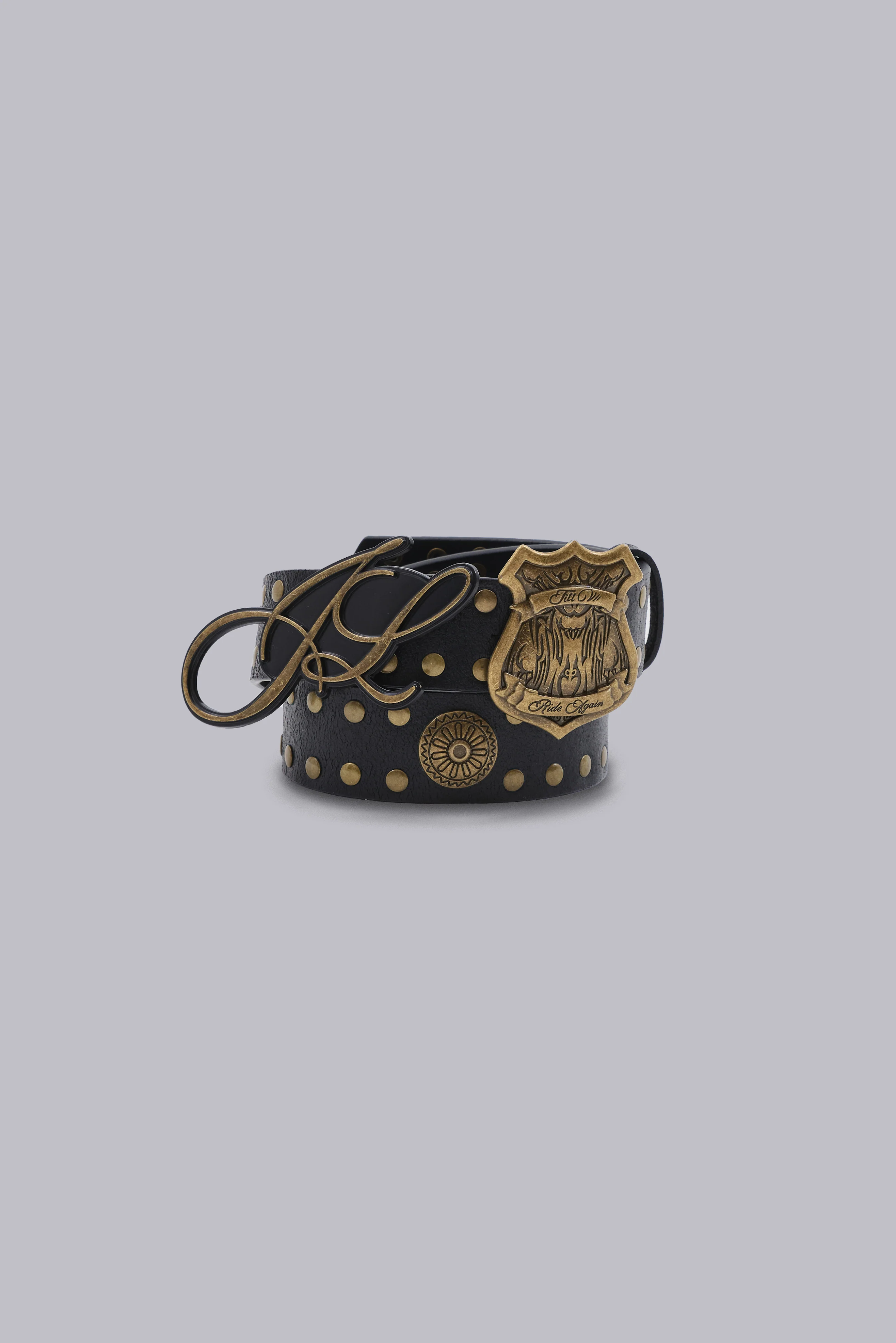 Shield Double Buckle Belt