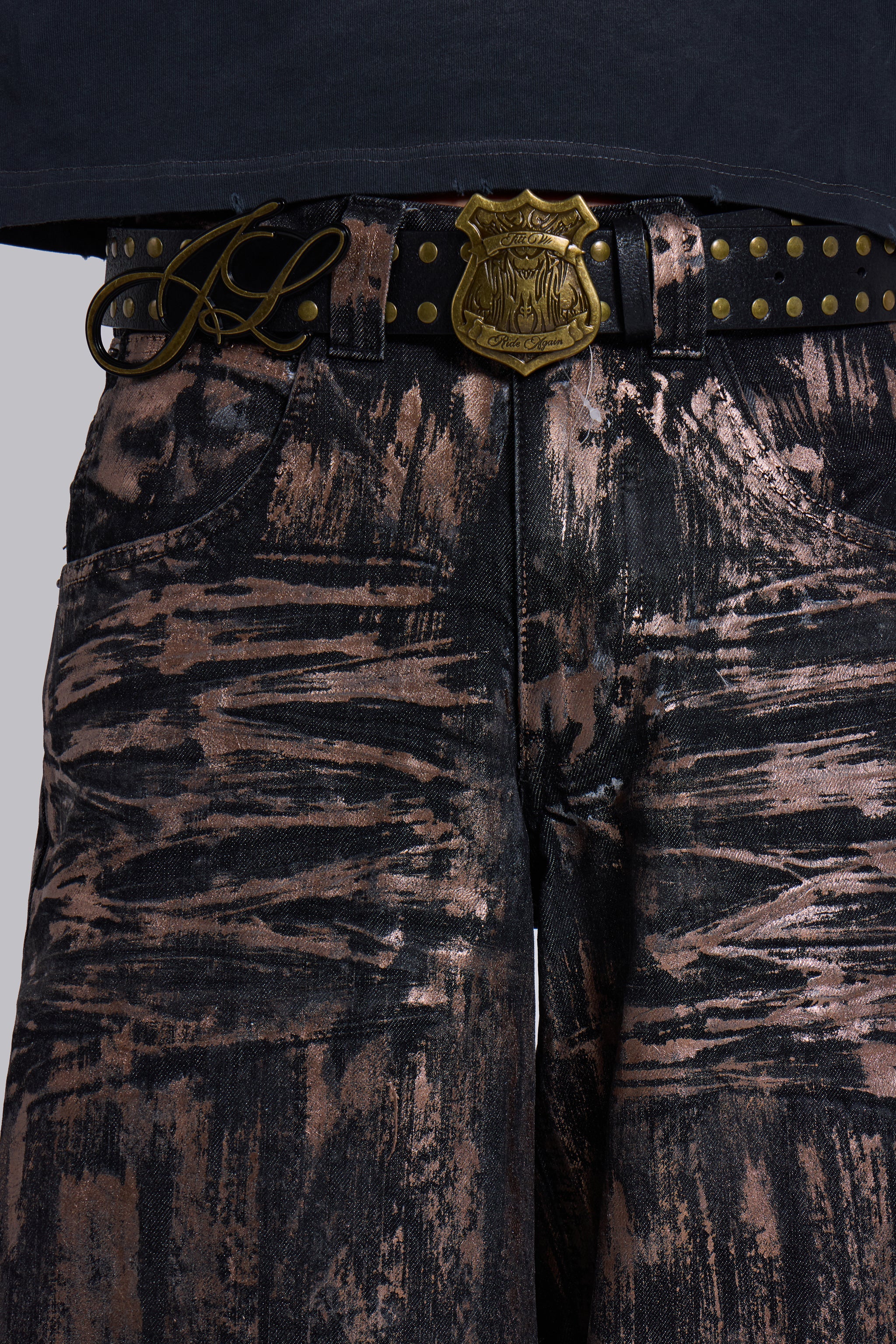 Shield Double Buckle Belt - Image 2