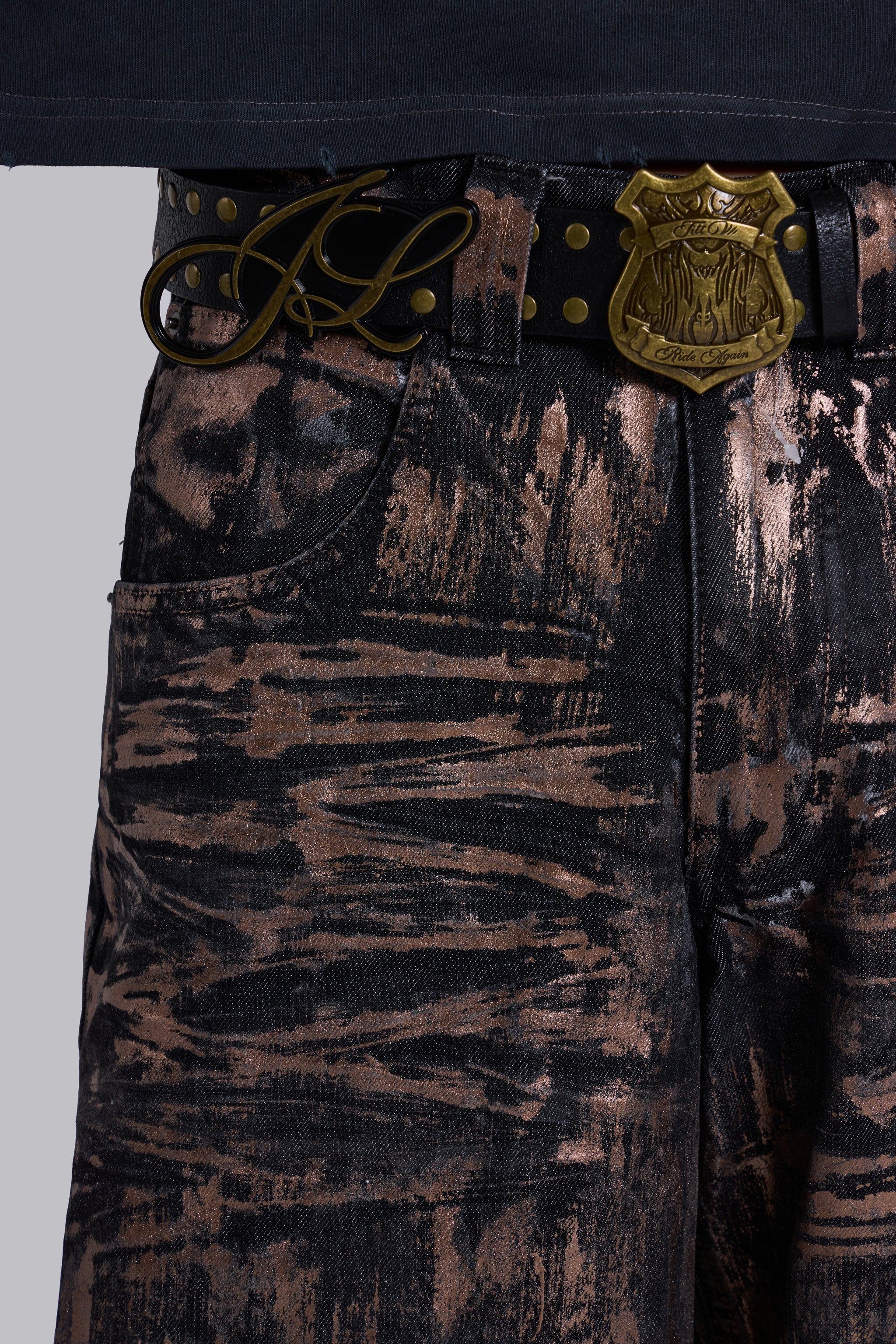 Shield Double Buckle Belt - Image 4