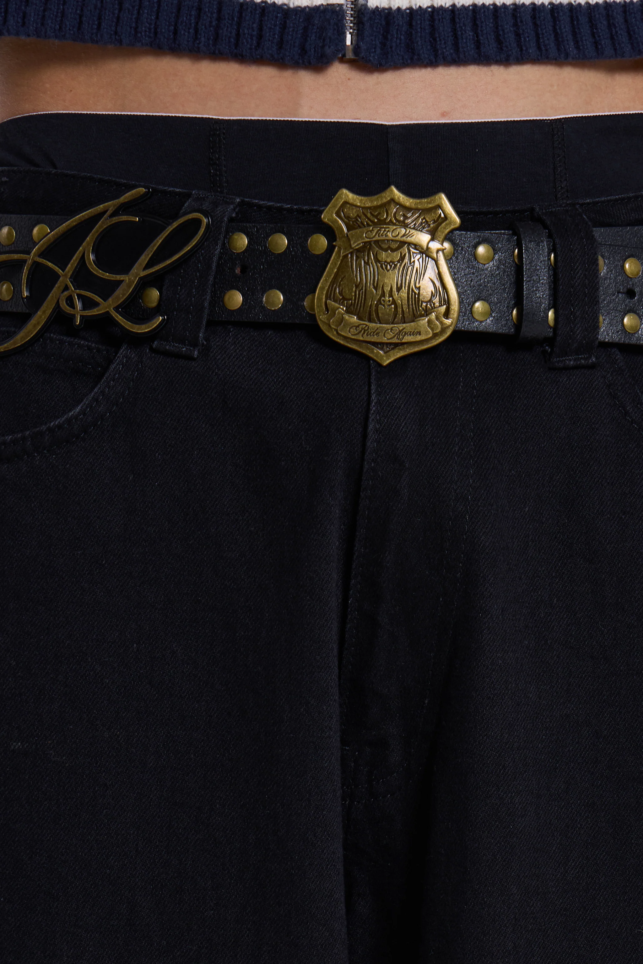 Shield Double Buckle Belt - Image 6