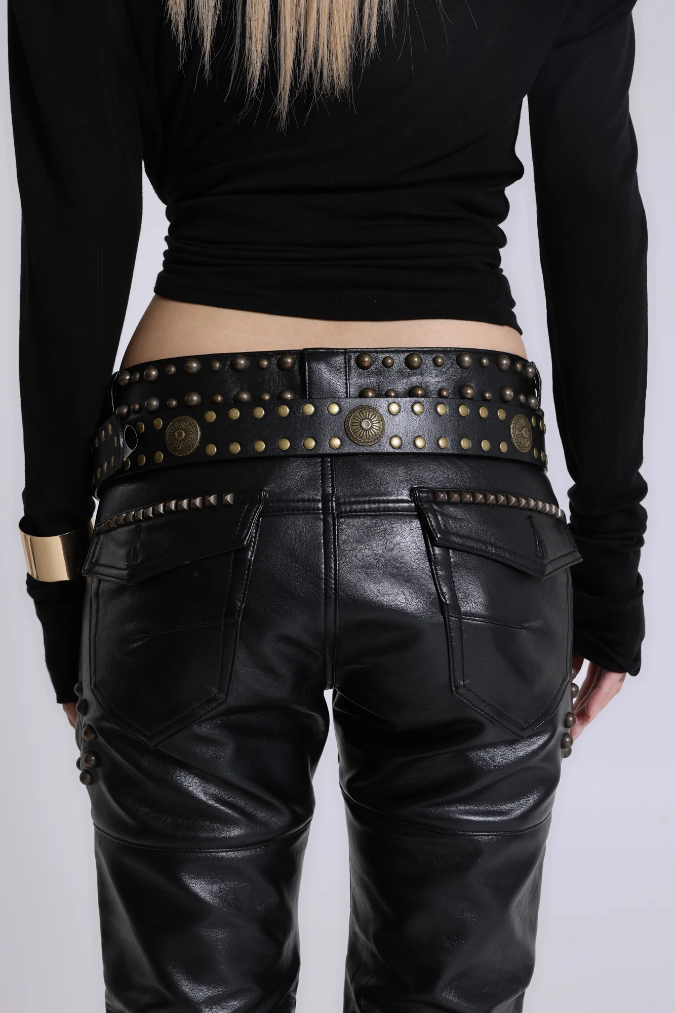 Shield Double Buckle Belt - Image 3