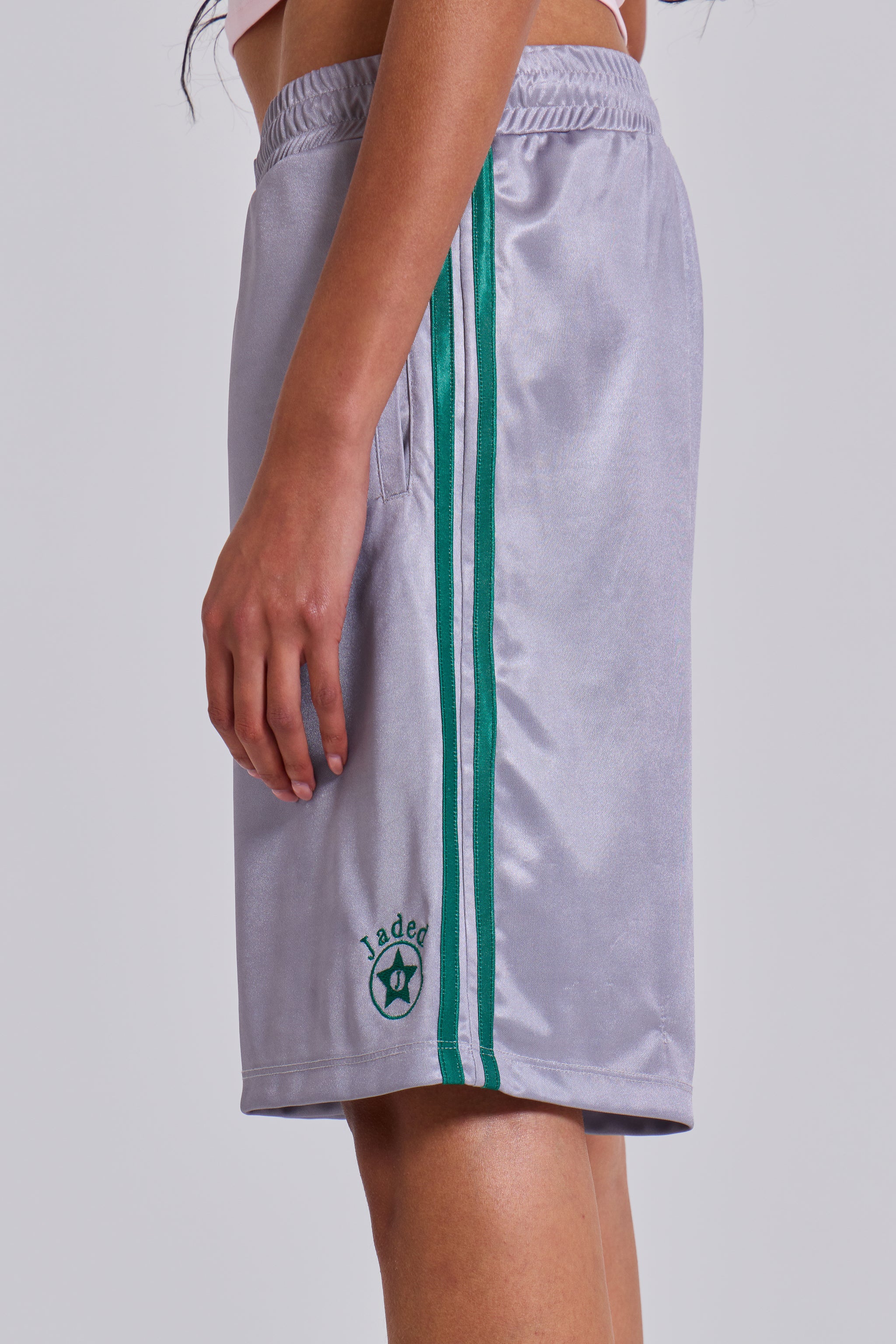 Silver Alyx Longline Football Shorts - Image 6