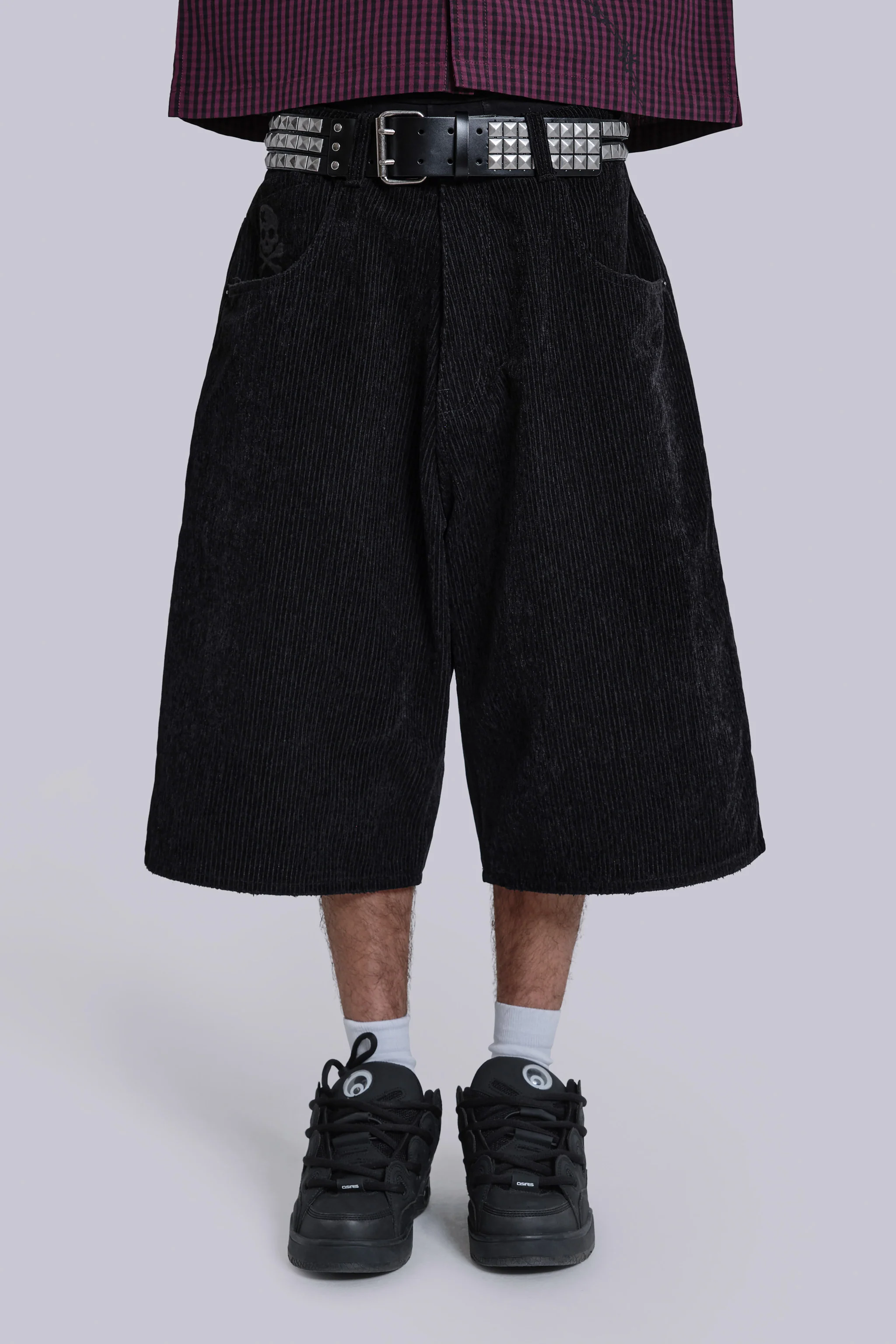 Skull Cord XL Jorts - Image 3