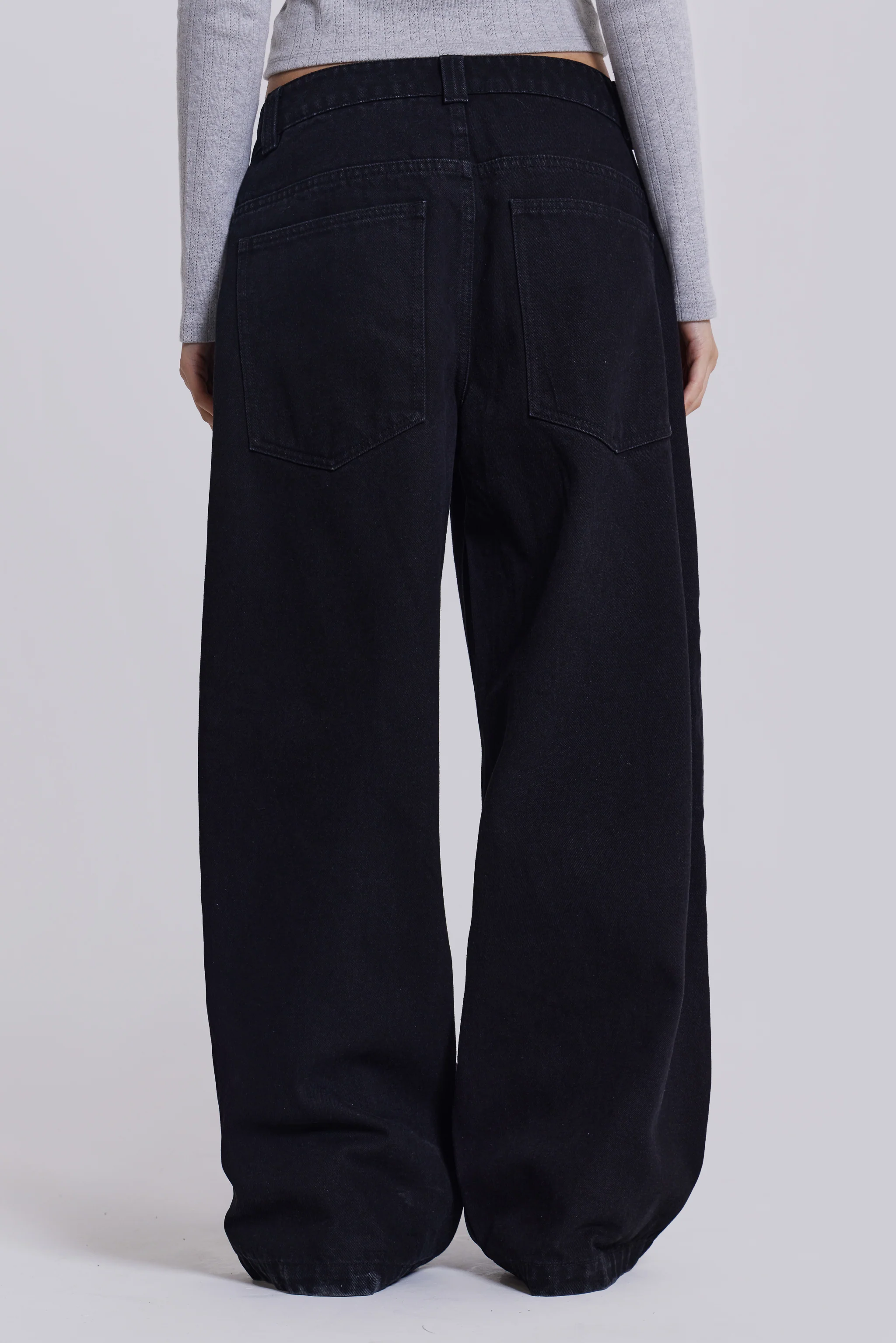 Solid Black Colossus Jeans - Image 8