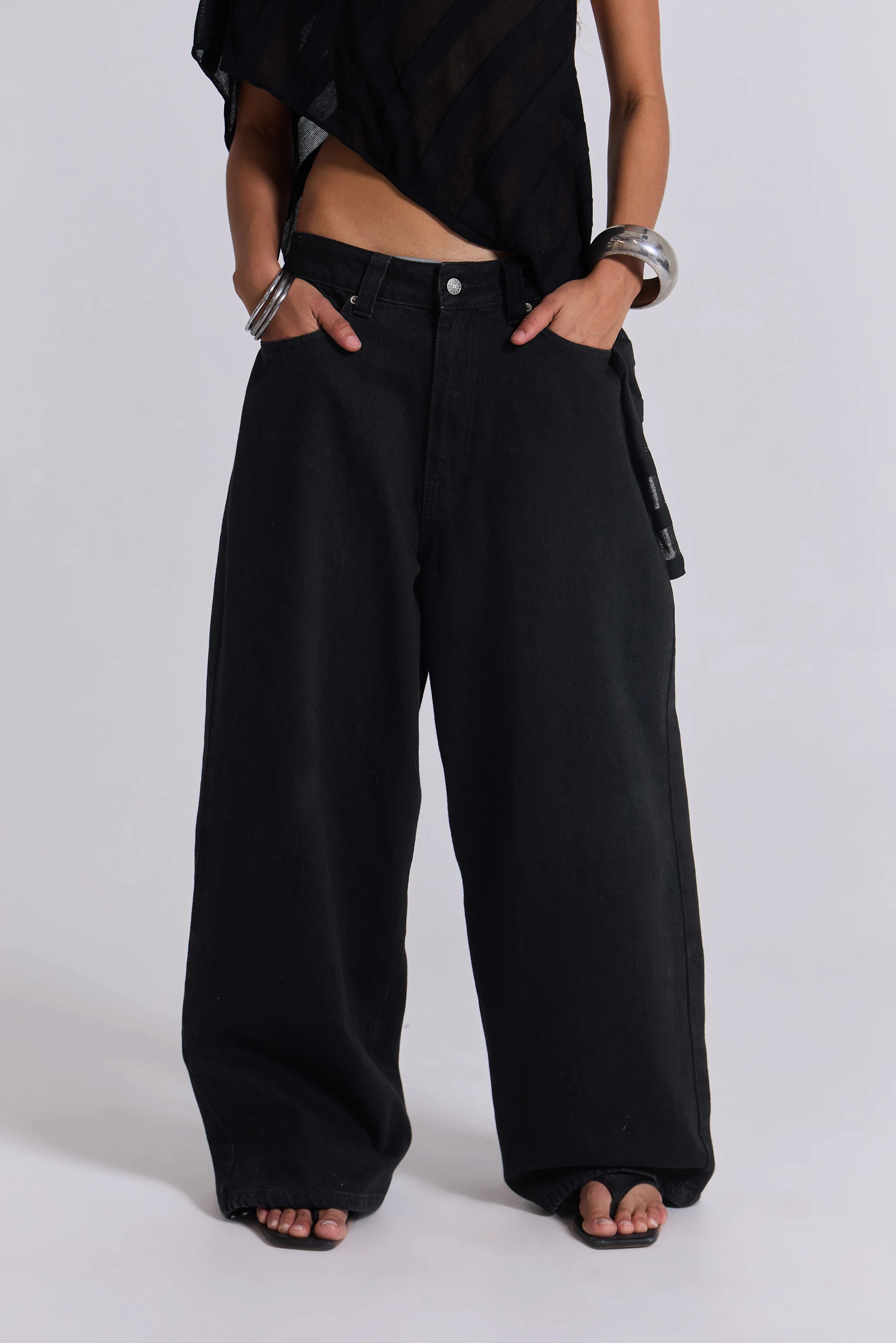 Solid Black XL Colossus Jeans - Image 2