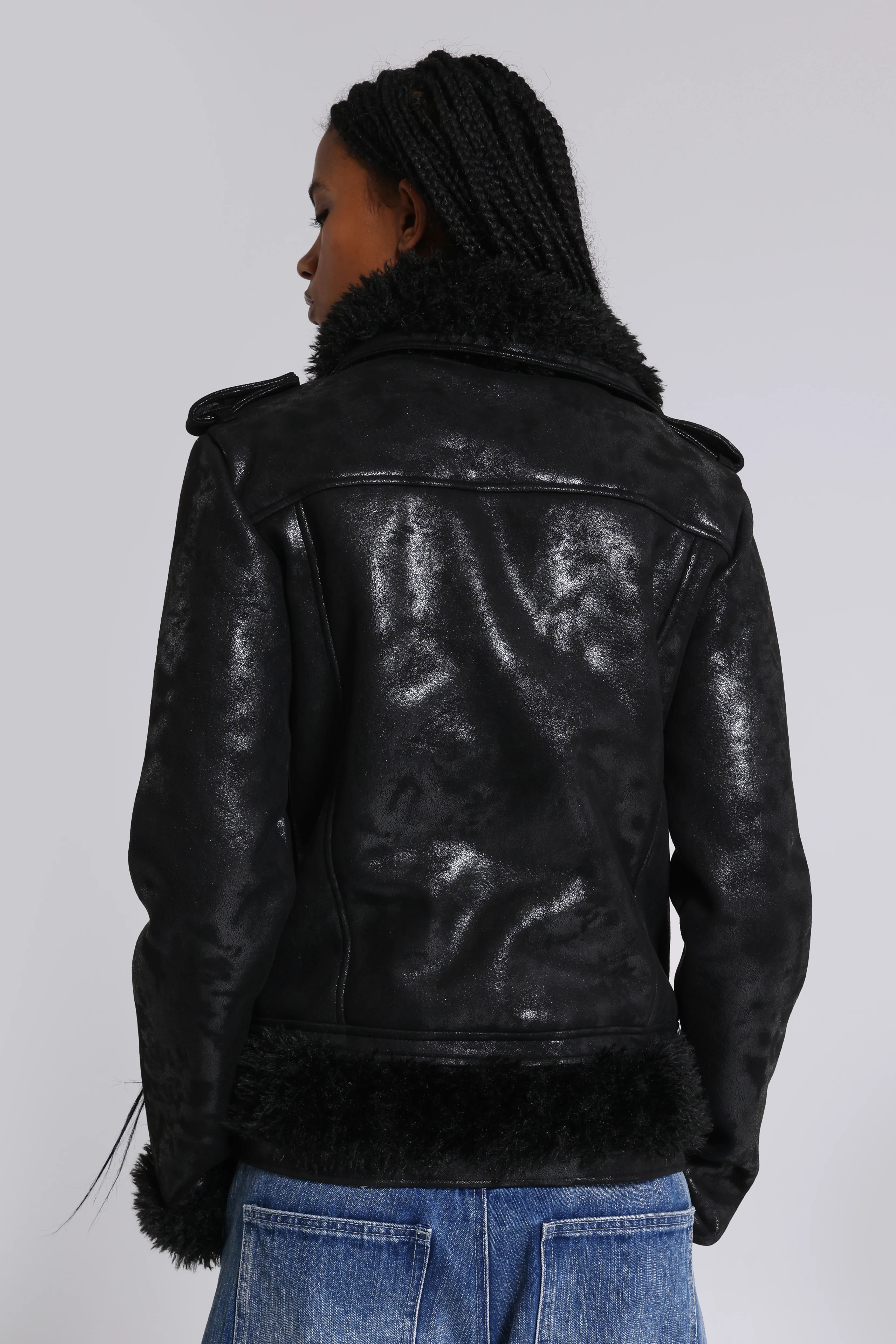Spectre Shearling Jacket - Image 5