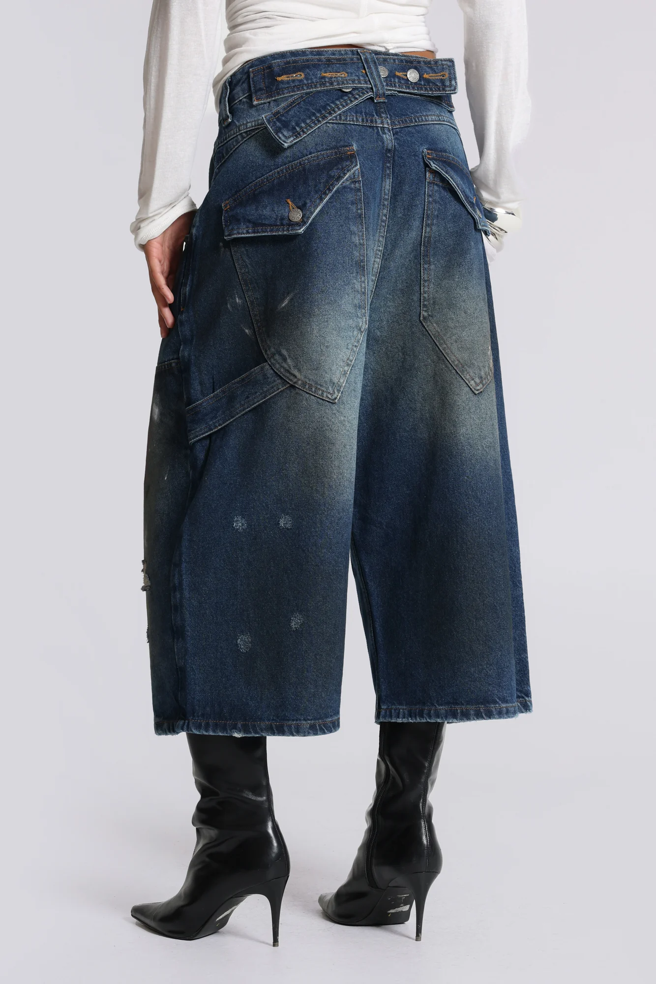 Splatter Crop XL Carpenter Jeans - Image 3