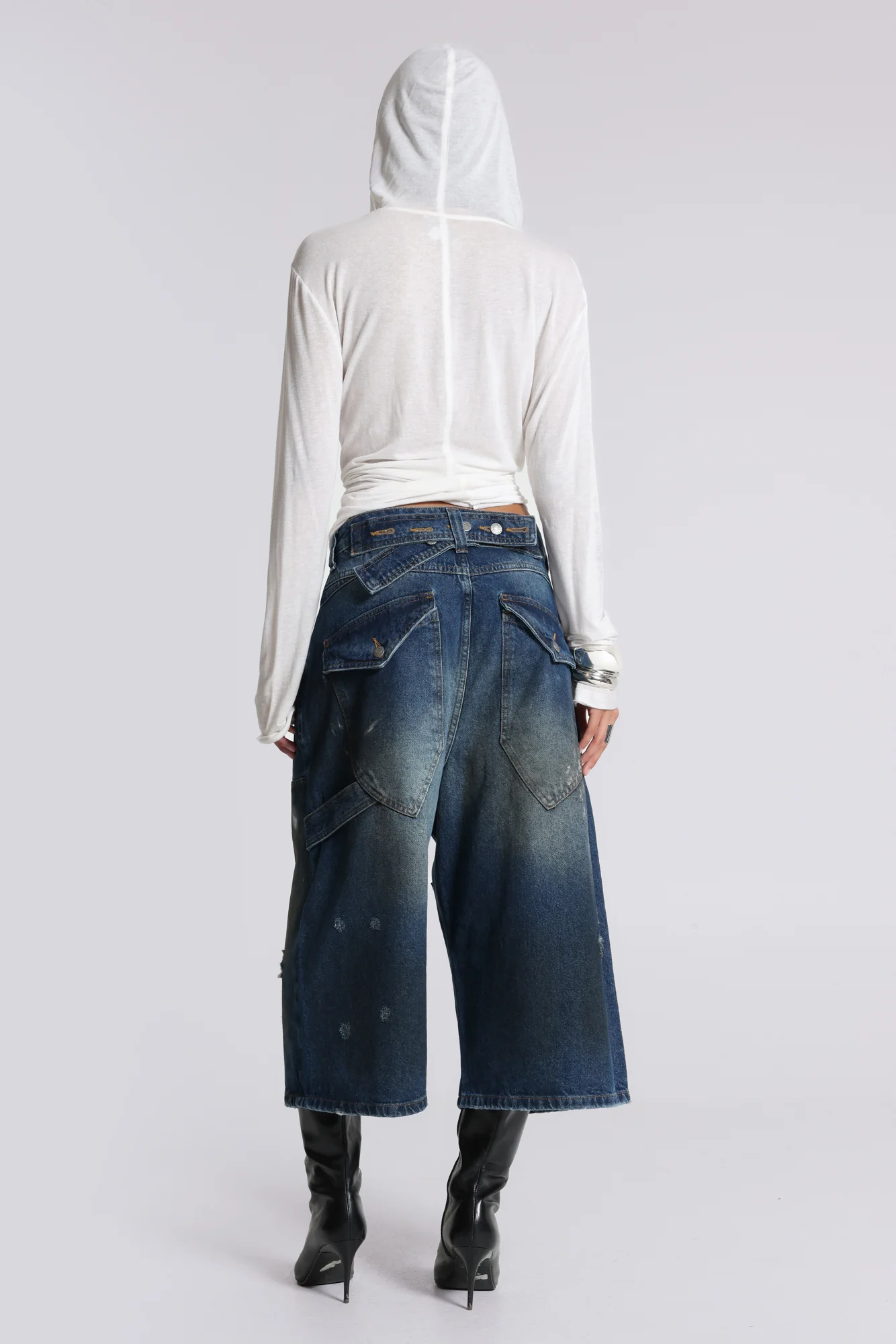 Splatter Crop XL Carpenter Jeans - Image 5