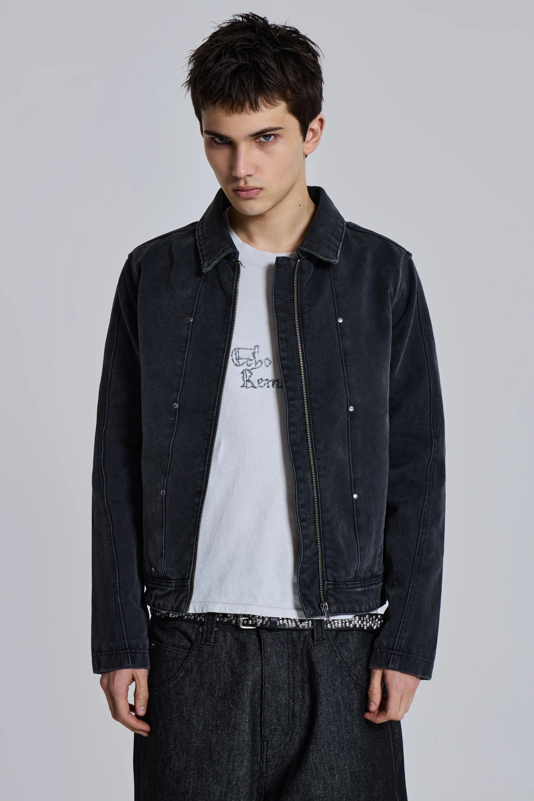 Stud Denim Jacket - Image 10