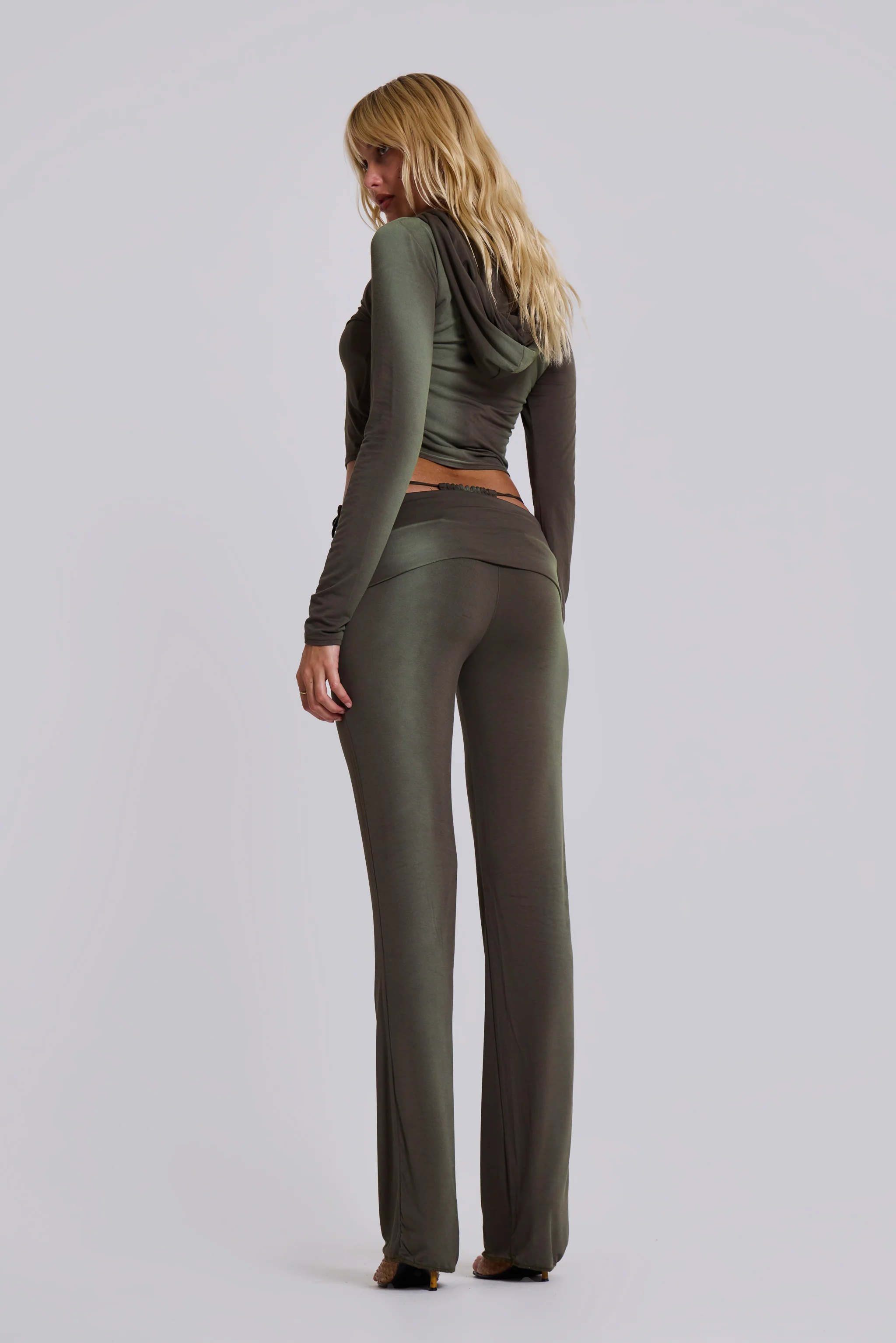 Tacha Fold Over Ombré Trousers - Image 5