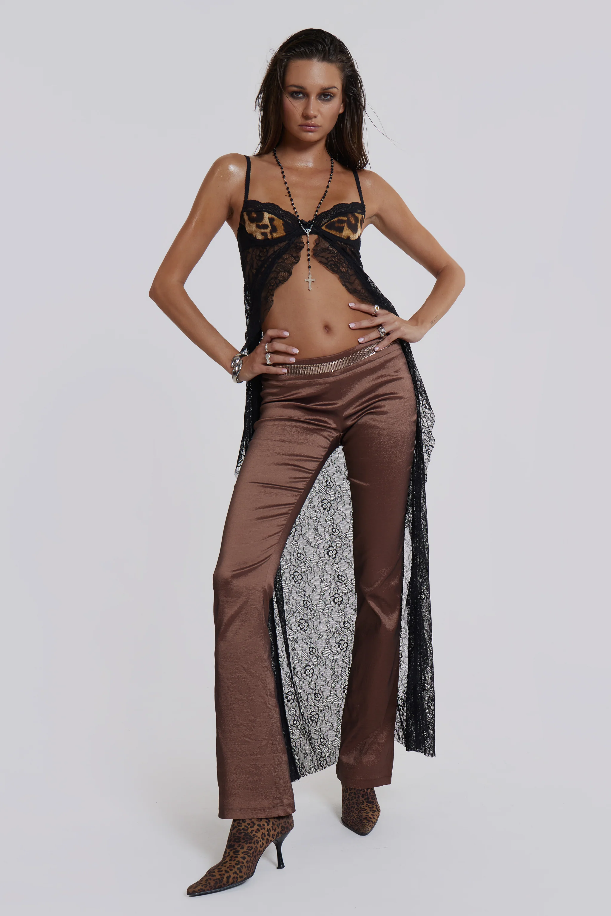 Santino Taffeta Trousers - Image 9