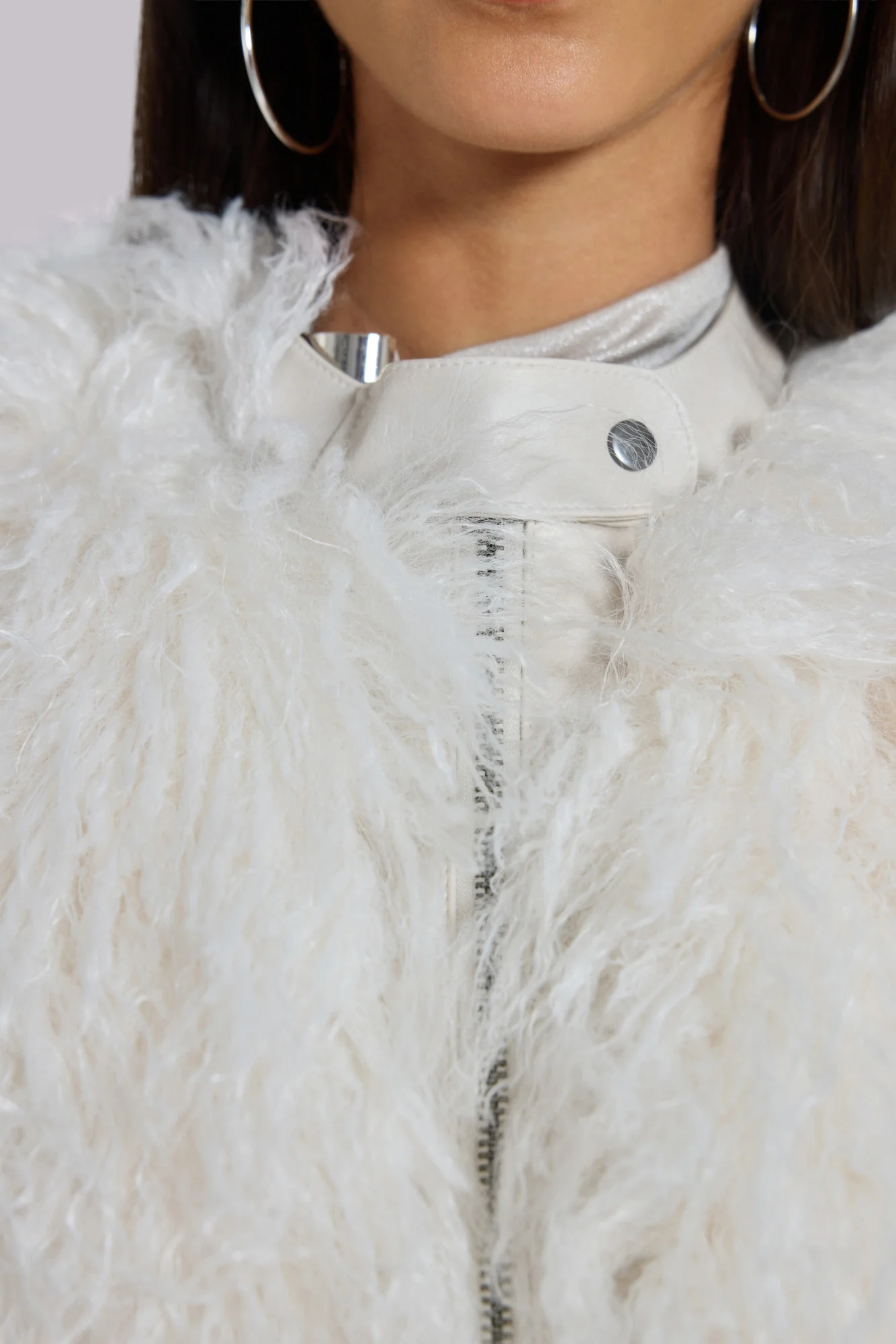 Tilia Faux Mongolian Fur Gilet - Image 3