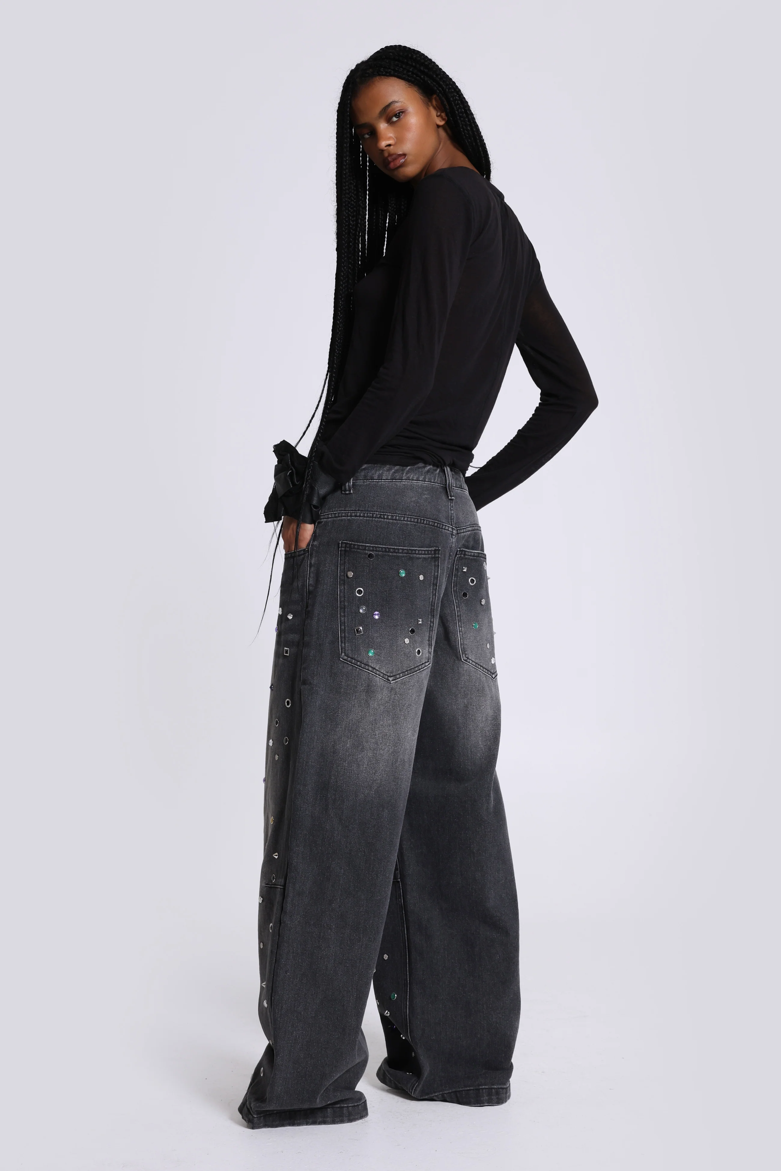 Trixa Jewel Studded Colossus Jeans - Image 5