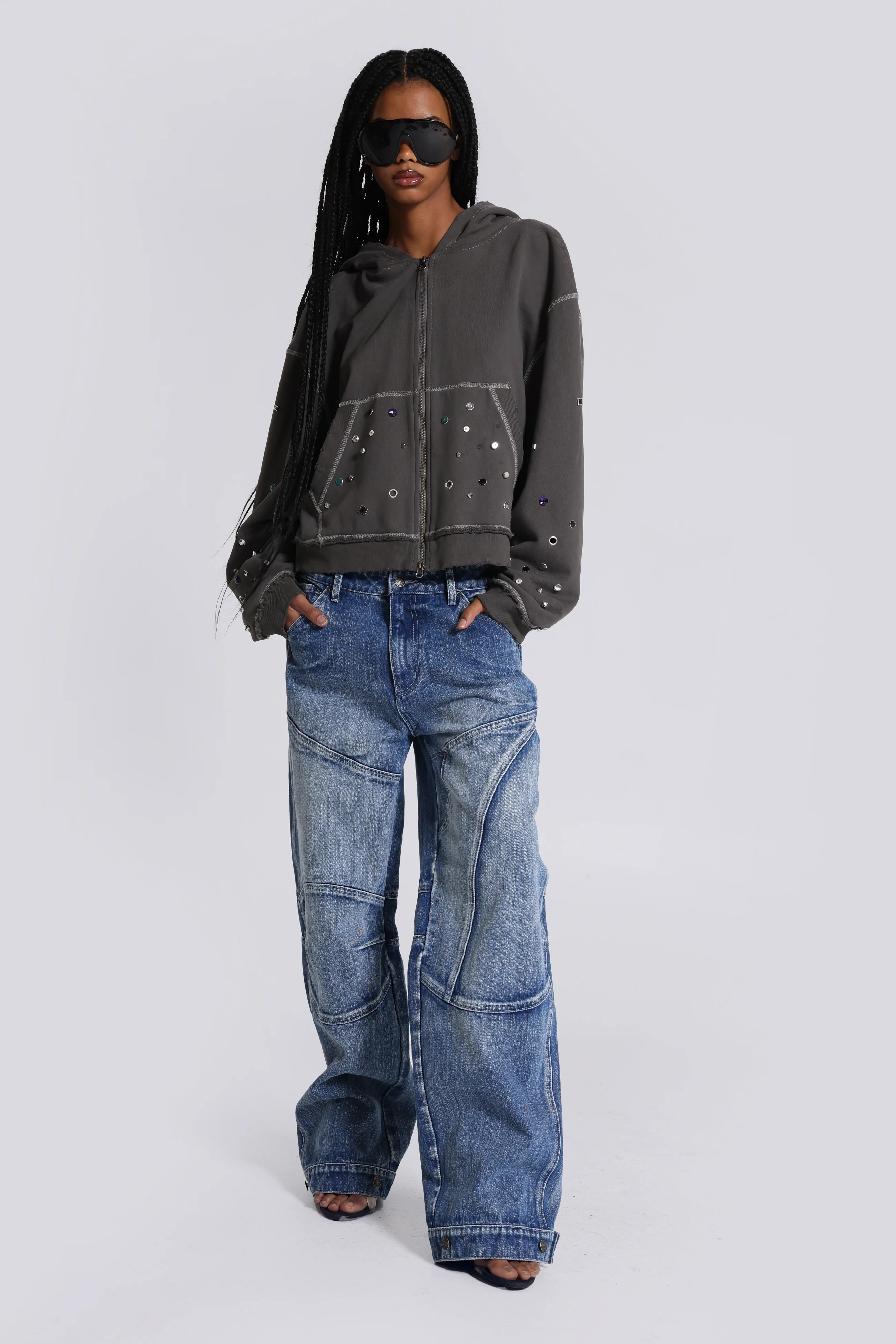 Trixa Jewel Studded Hoodie - Image 6