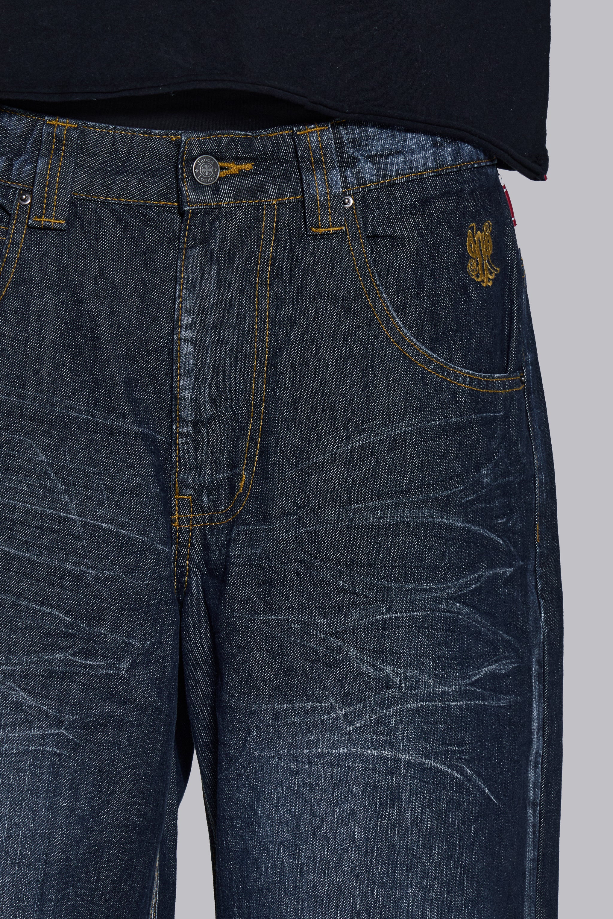Union Jack Indigo Colossus Jeans - Image 8
