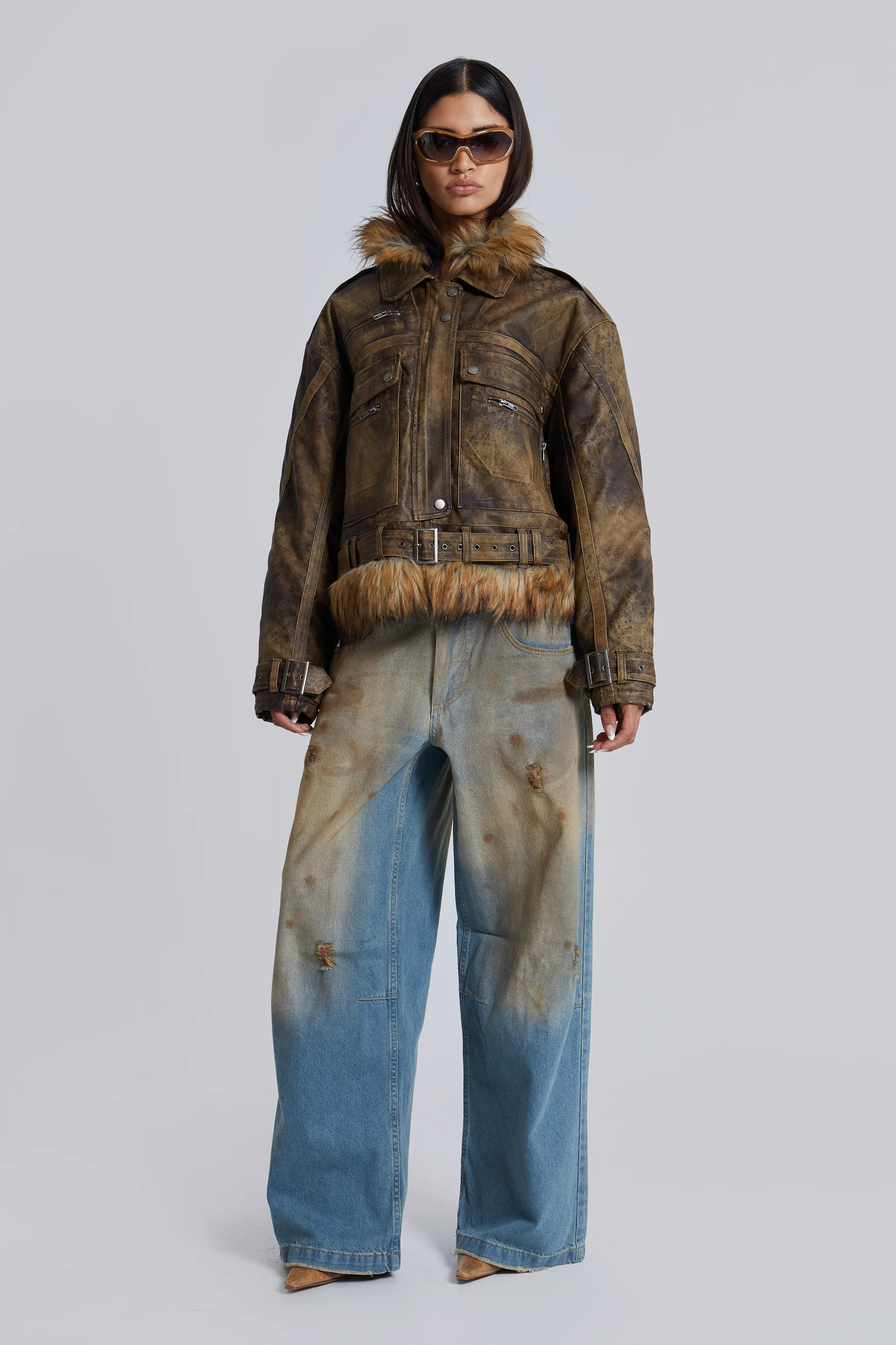 Vaca Faux Leather Jacket - Image 5