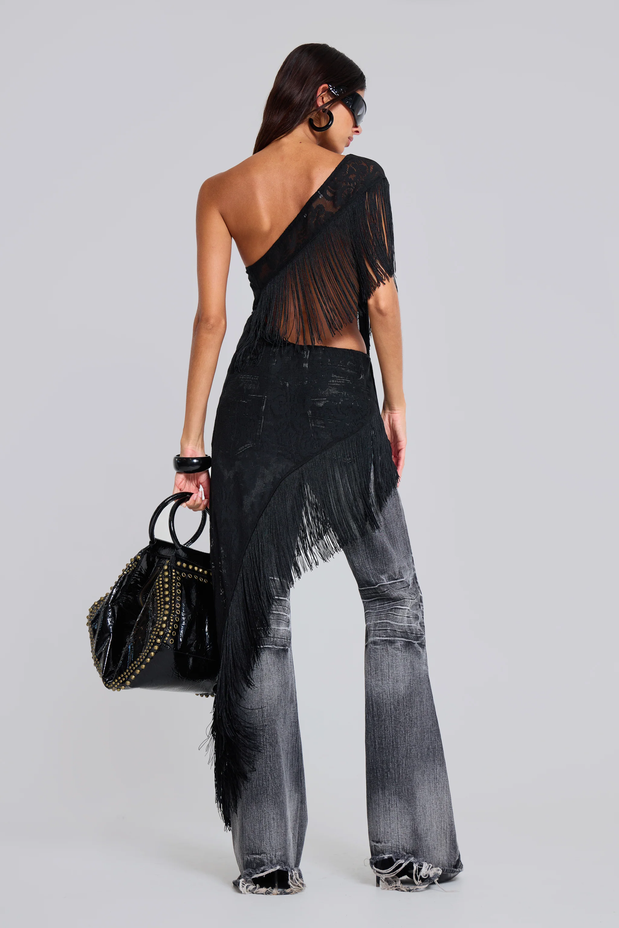 Vivienne Lace Fringe Dress - Image 6