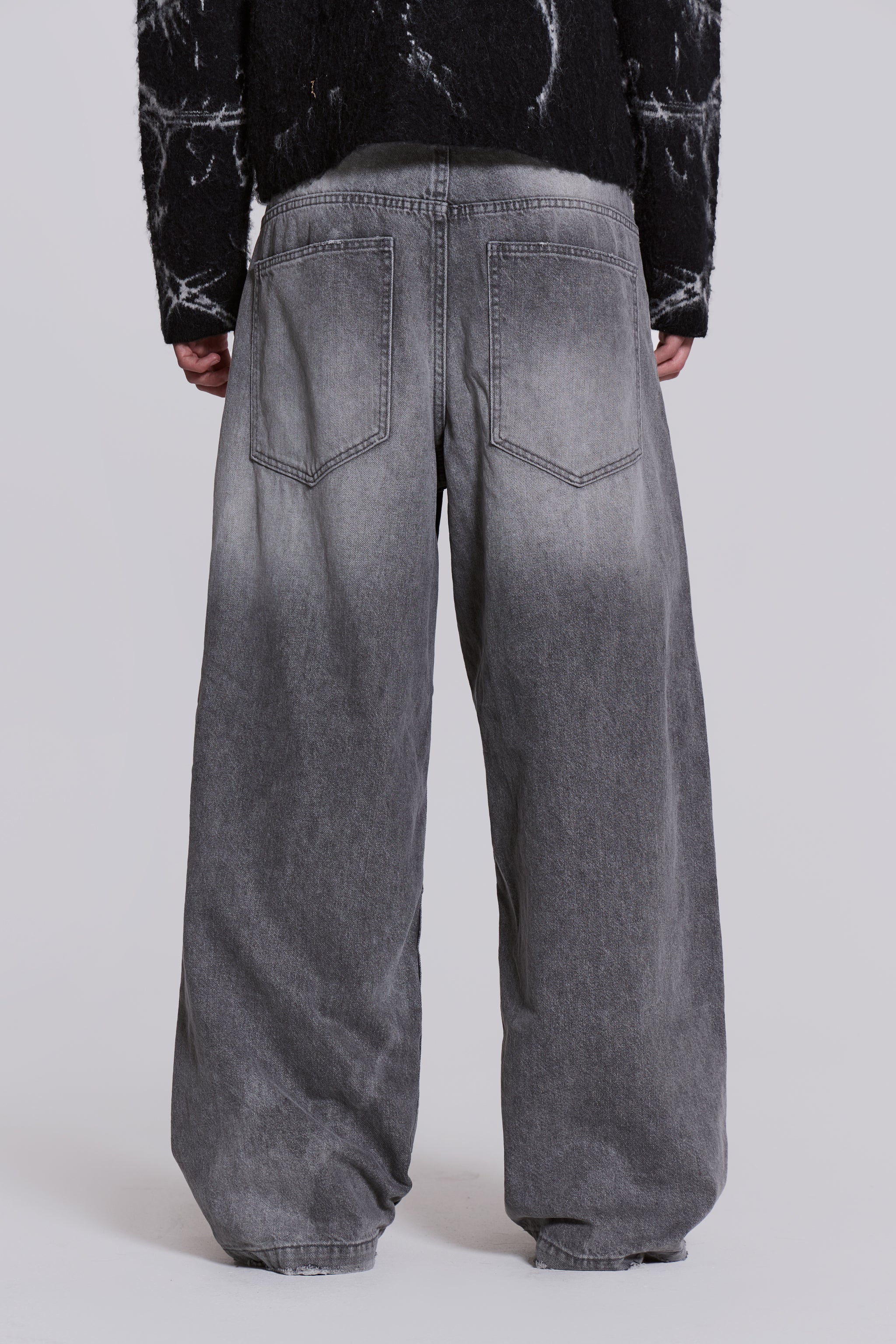 Washed Grey Colossus Jeans - Image 3