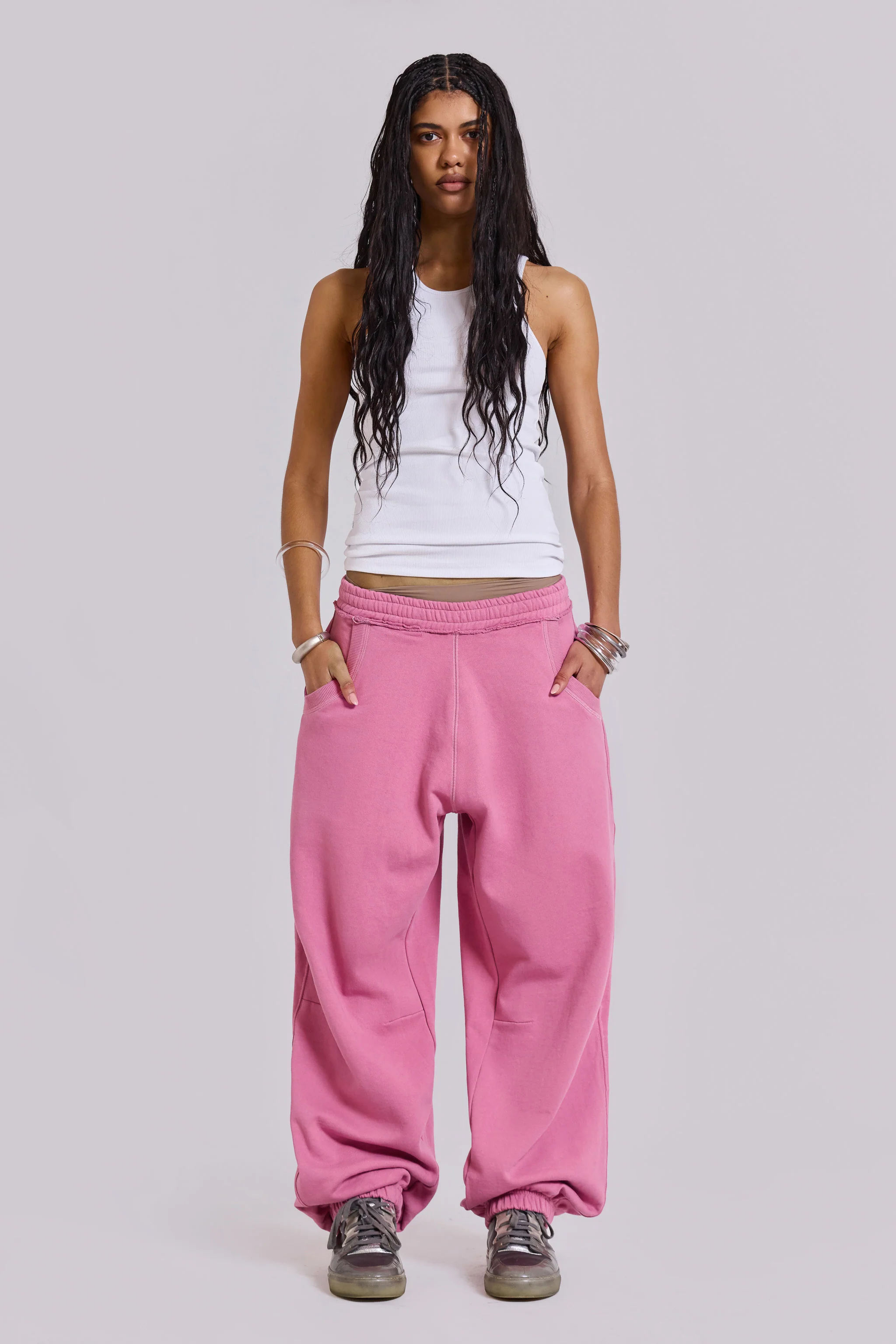White Rib Longline Vest - Image 7