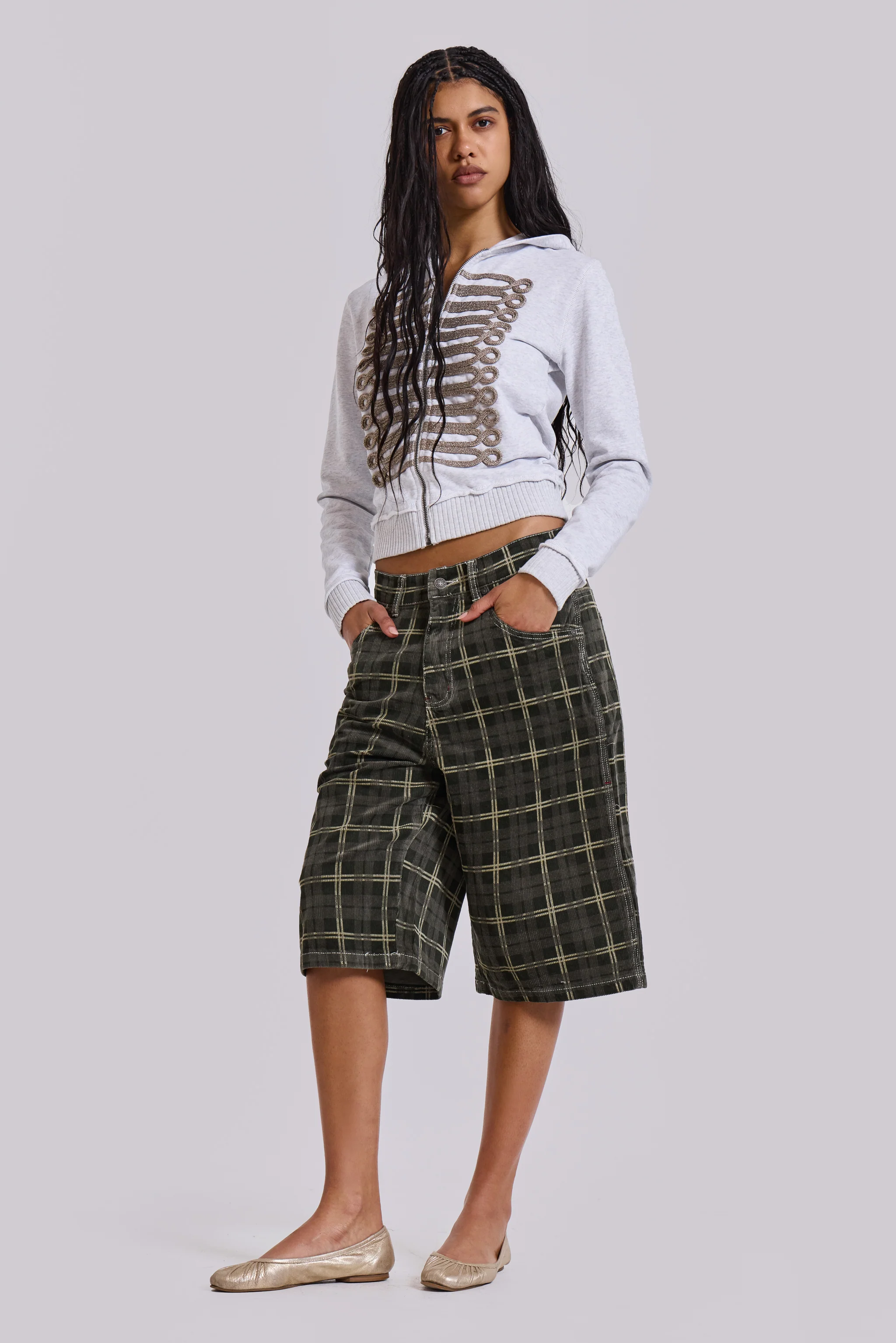 Brooklyn Cord Jumbo Jorts - Image 12
