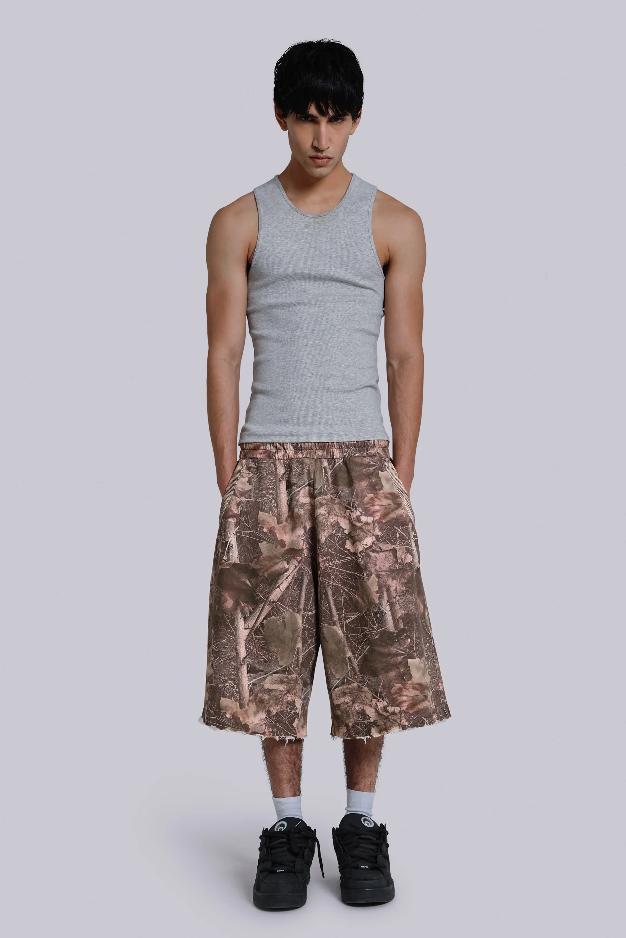 Woodland Camo Monster Jogger Shorts - Image 3