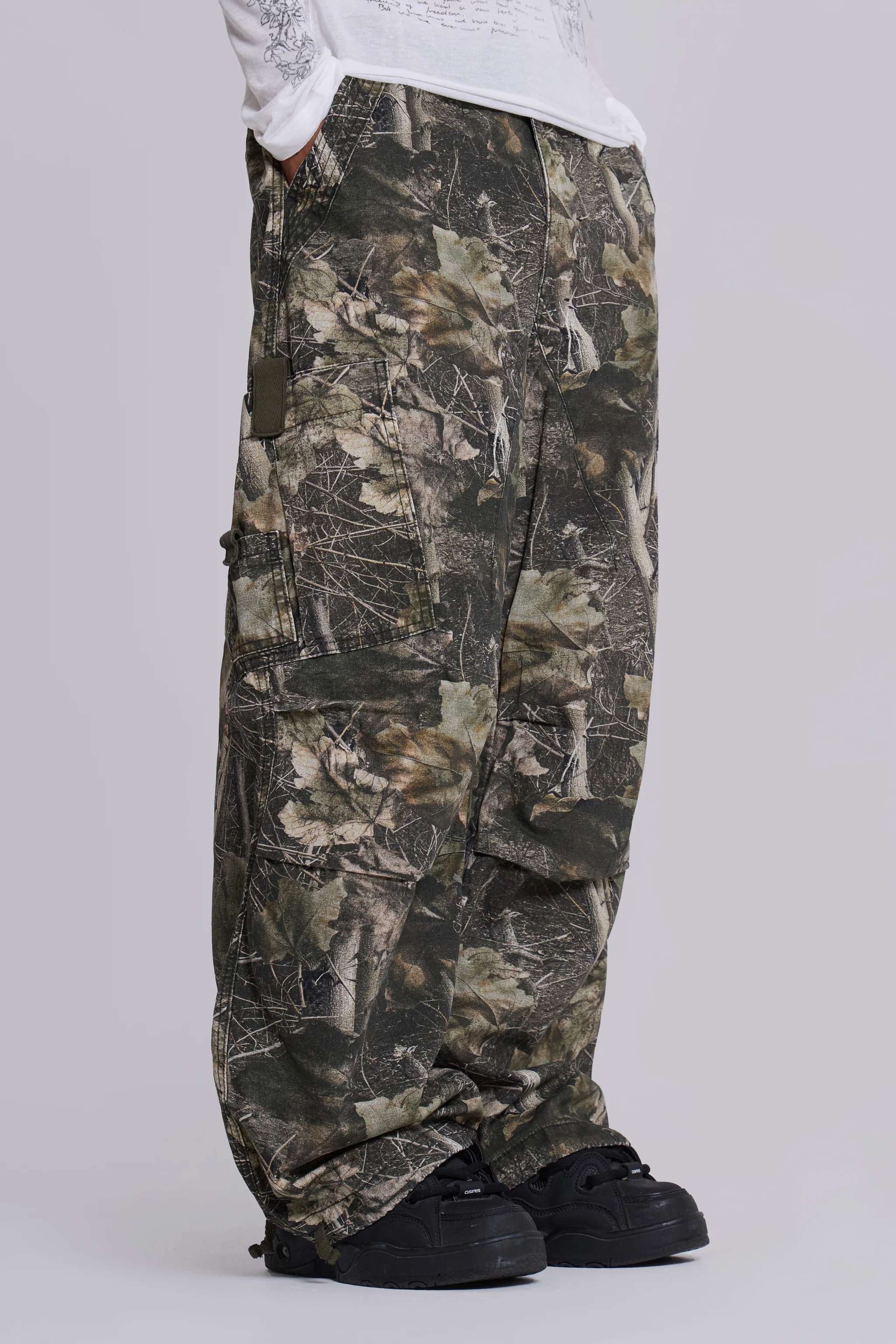 Woodland Camo Parachute Pants - Image 5