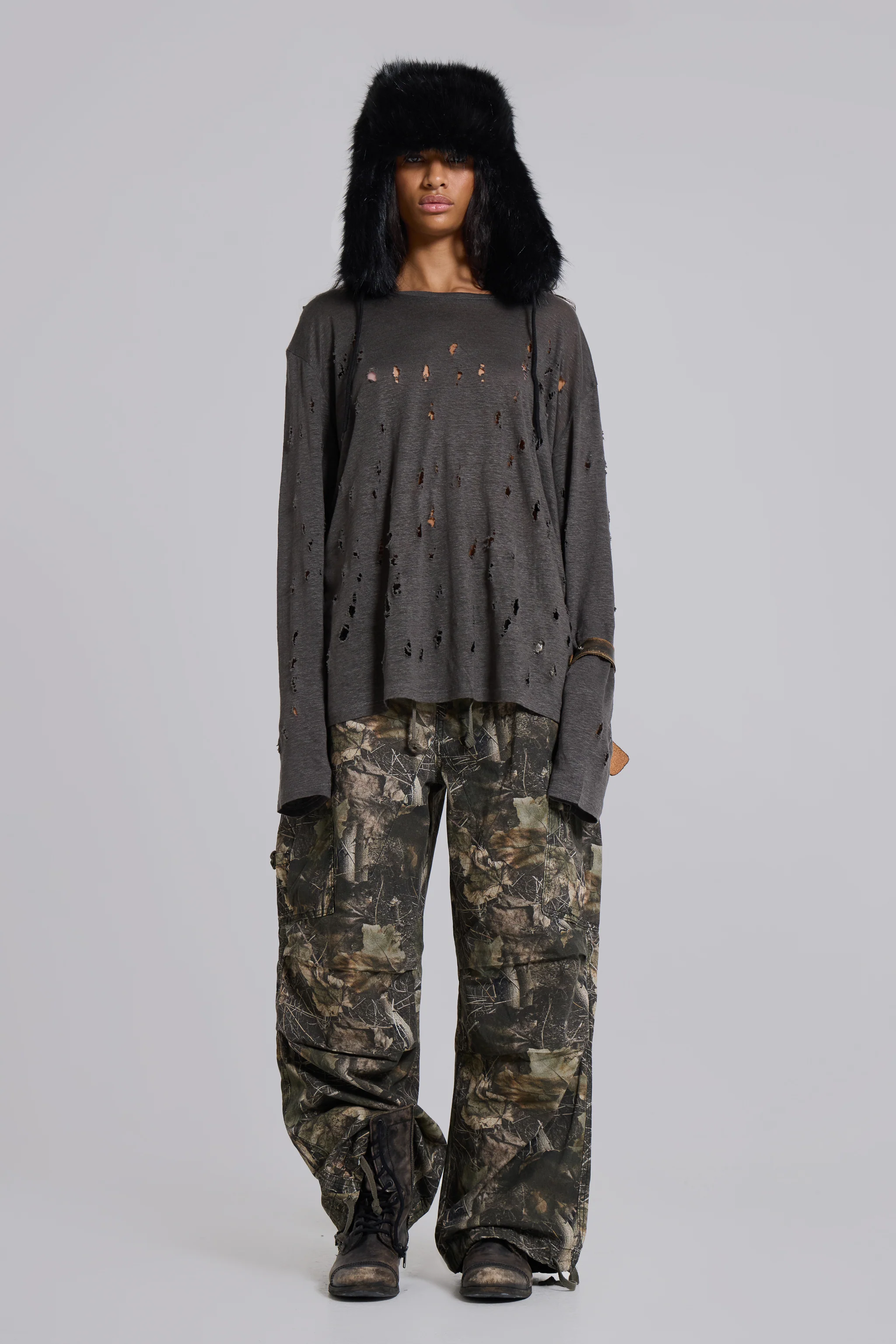 Woodland Camo Parachute Pants - Image 5