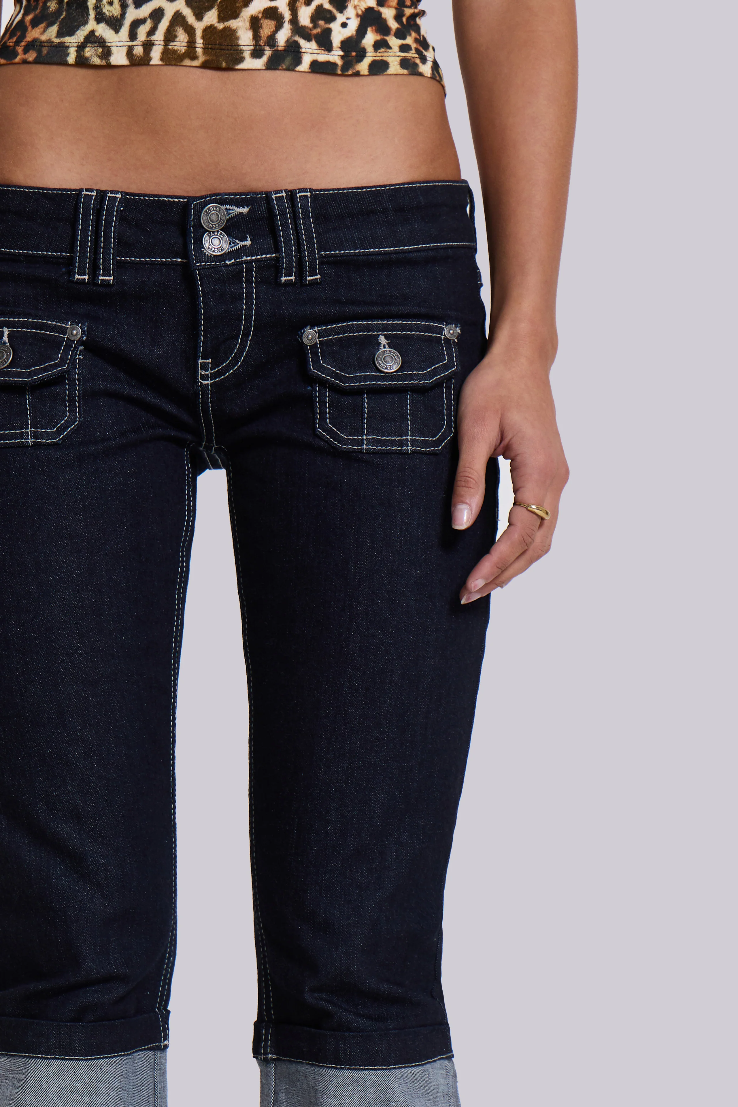 Zahra Denim Capri - Image 6