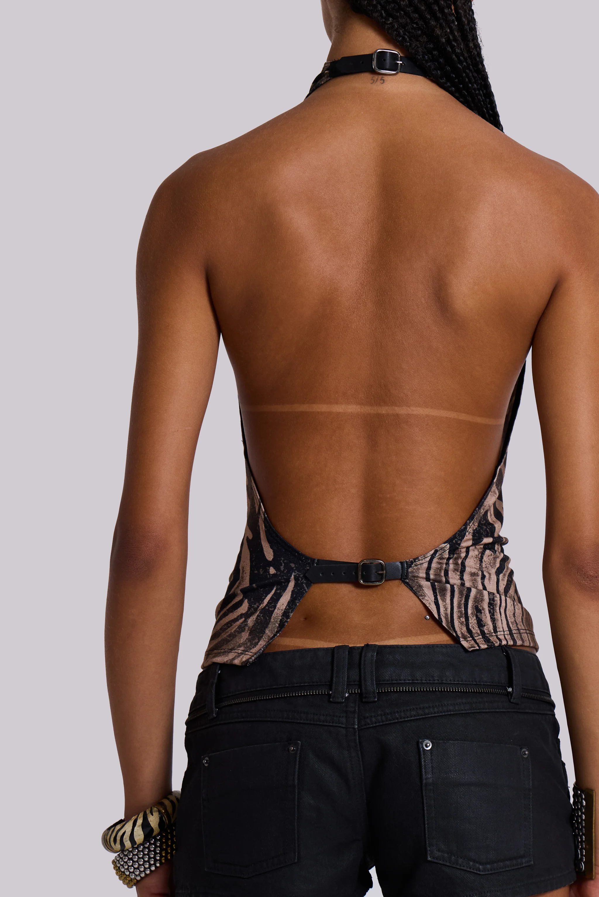Zebra Zene Backless Top - Image 6