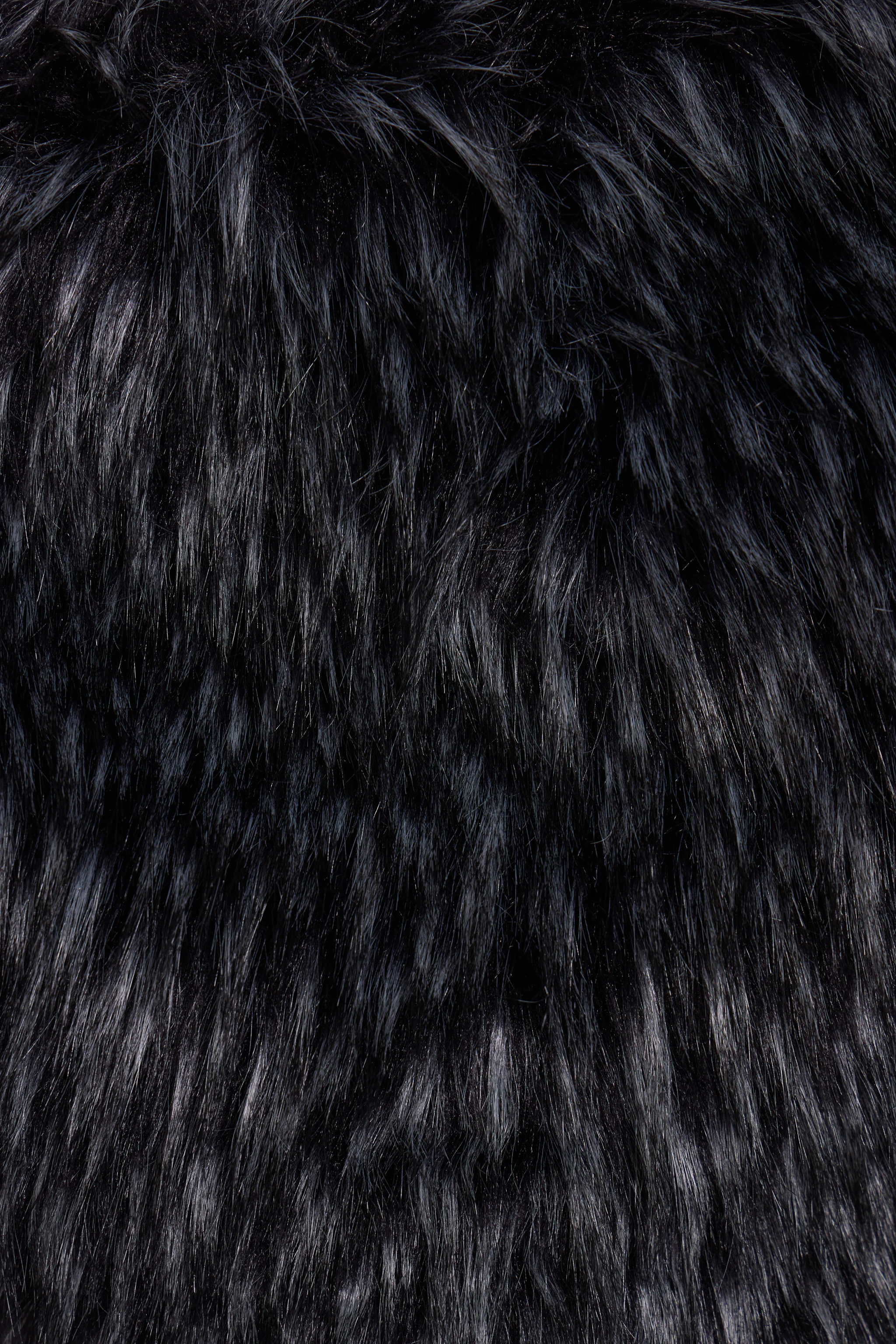Zeka Faux Fur Knit Shrug - Image 7